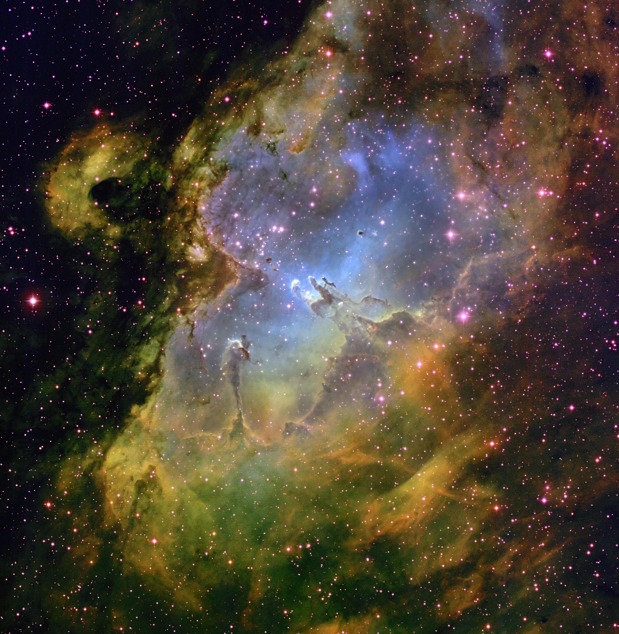 APOD: 2014 February 16 – Inside the Eagle Nebula