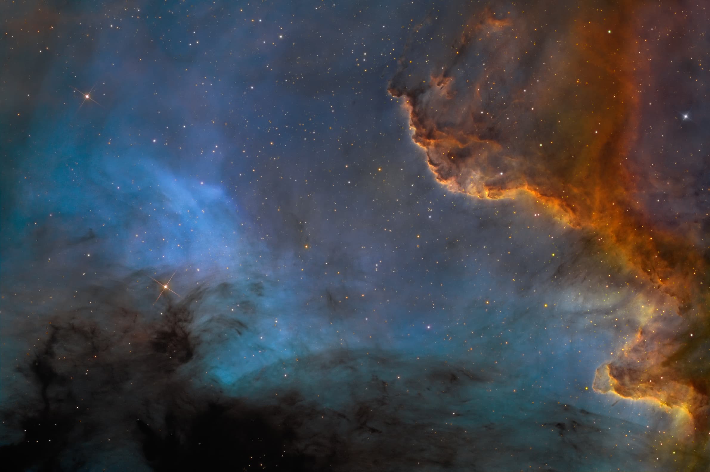 APOD: 2014 July 3 – Along the Cygnus Wall
