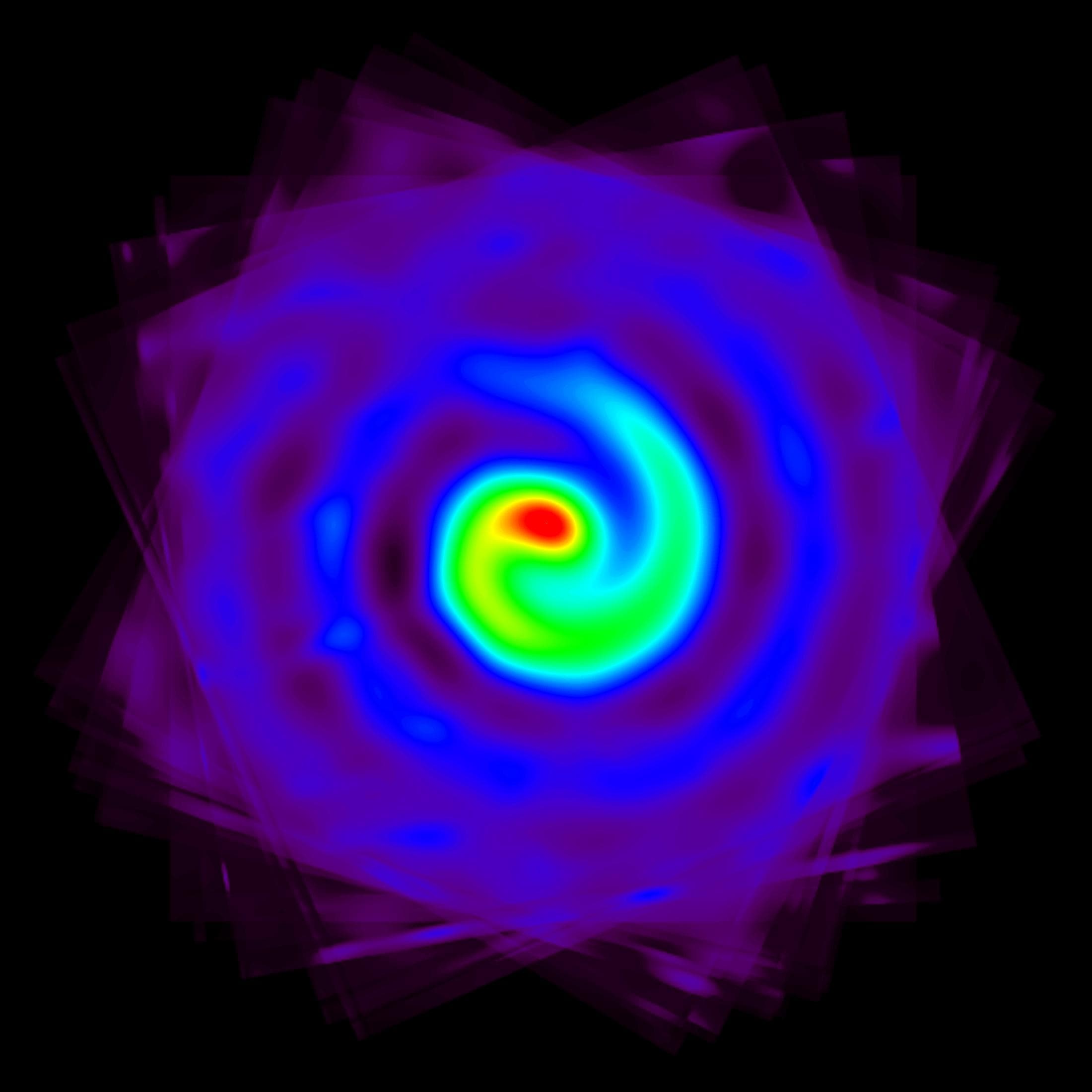APOD: 2014 June 3 – WR 104: A Pinwheel Star System