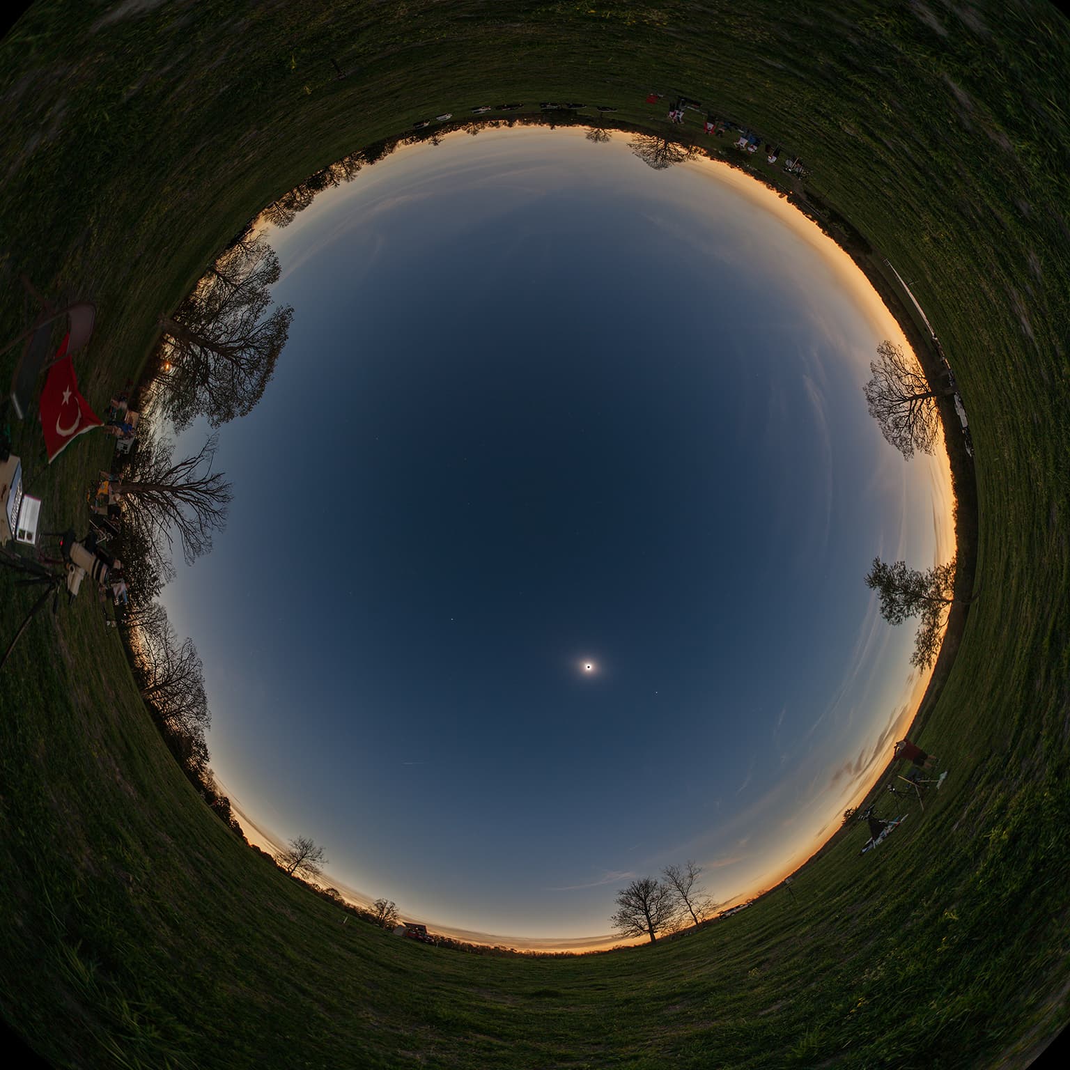 APOD: 2024 April 27 – All Sky Moon Shadow