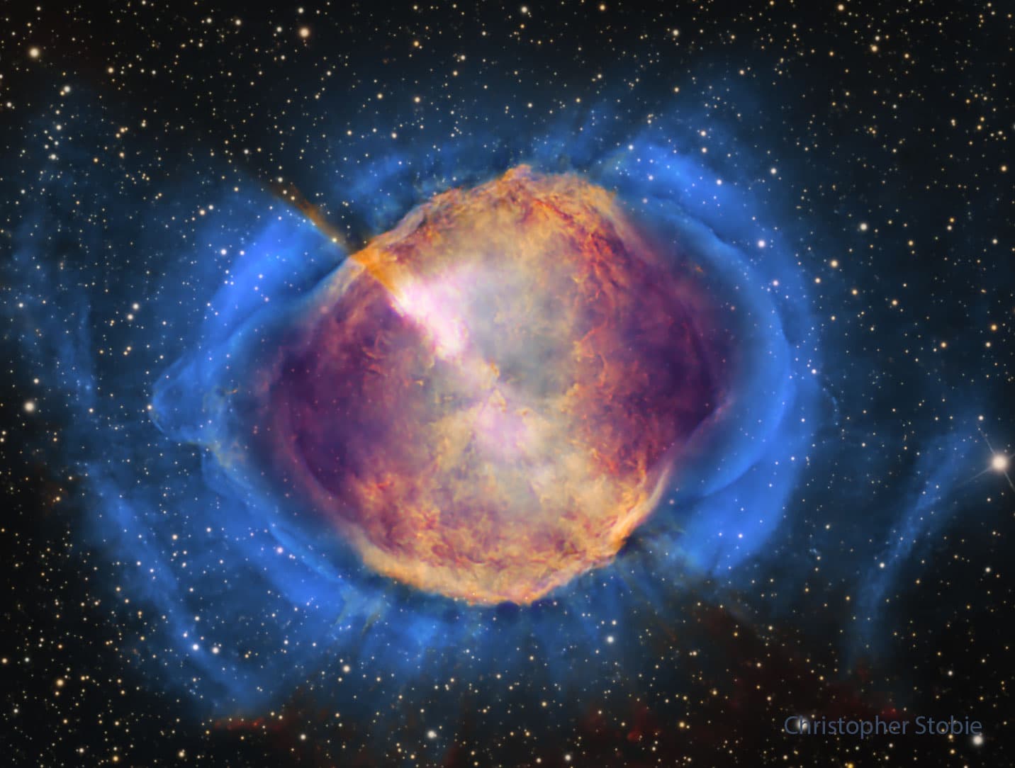 APOD: 2024 December 30 – M27: The Dumbbell Nebula