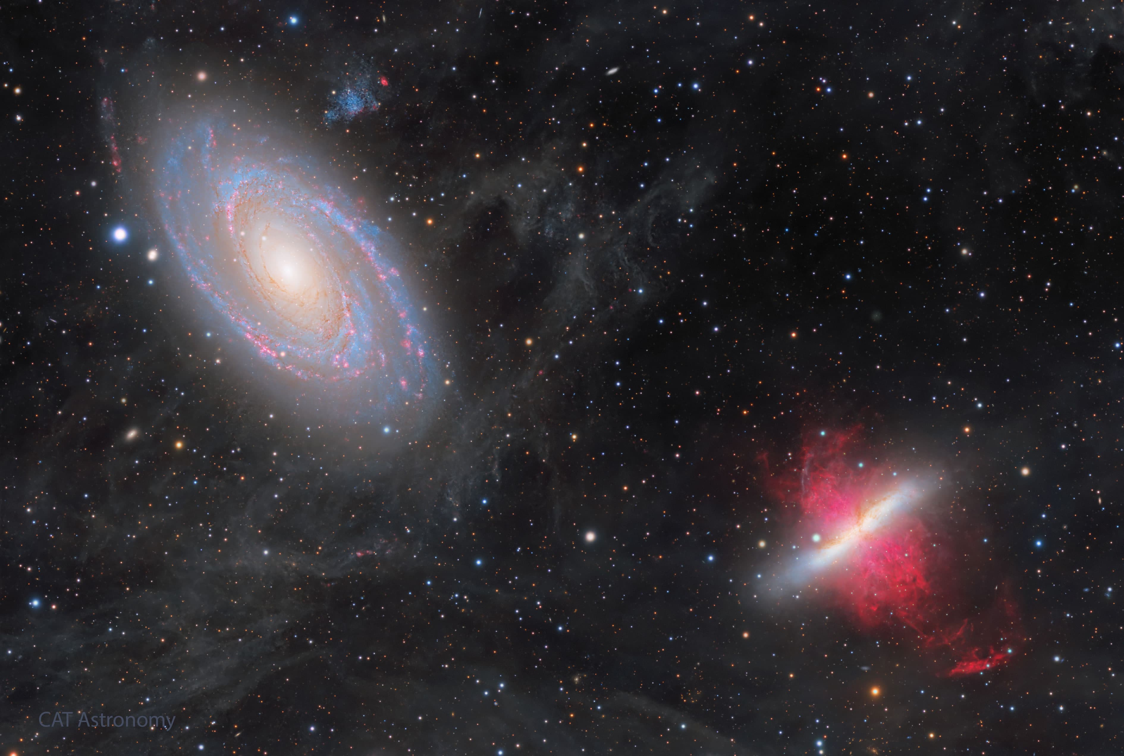 APOD: 2025 May 7 – Galaxy Wars: M81 versus M82