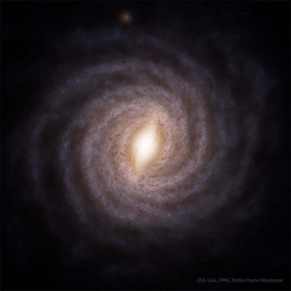 APOD: 2025 May 13 – Gaia Reconstructs a Top View of our Galaxy