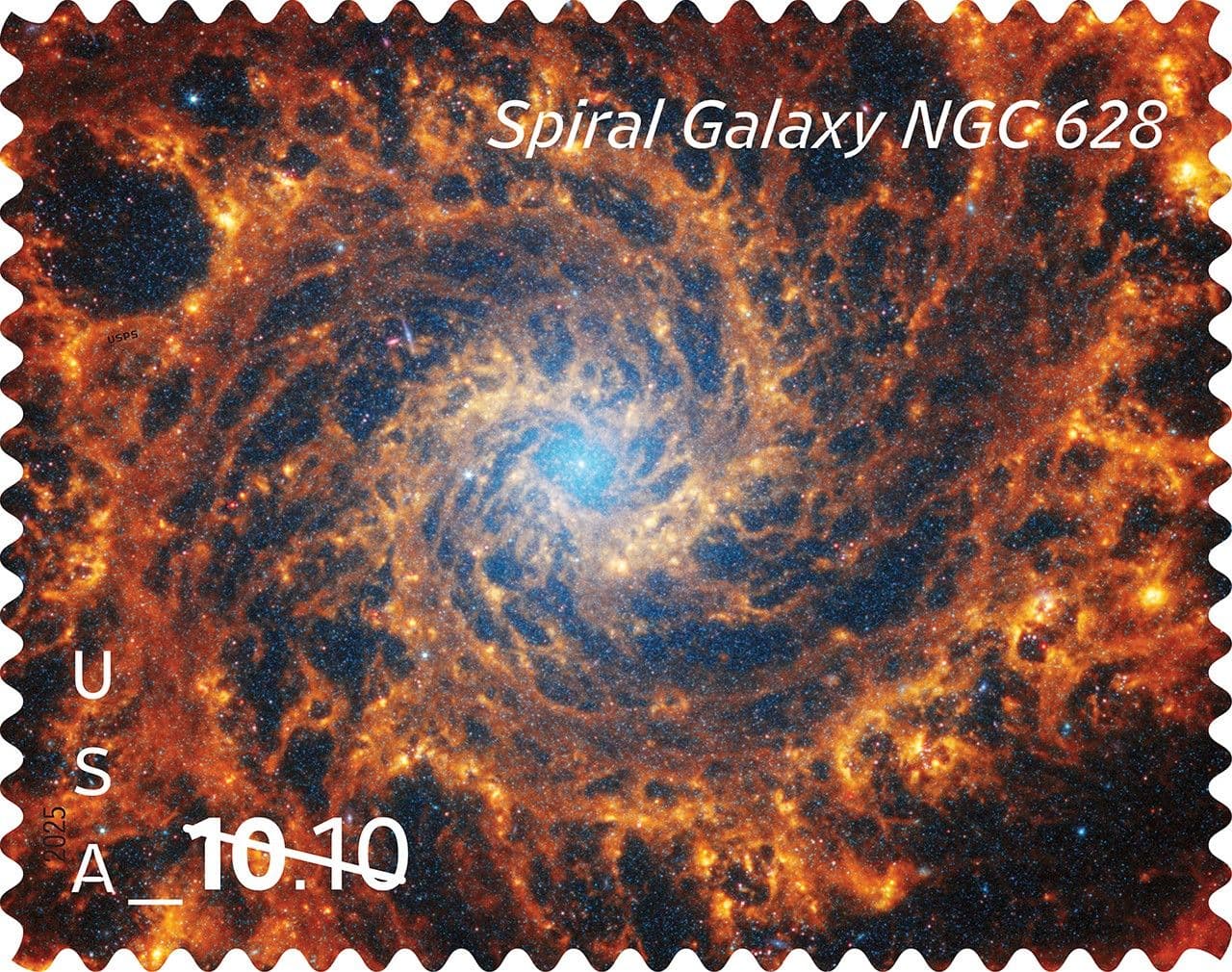 Space Images From NASA’s Webb Featured on Two New U.S. Stamps