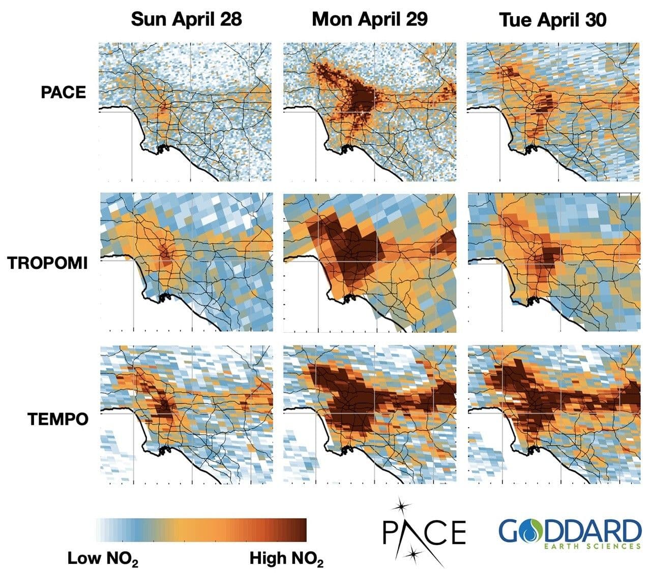 NASA’s PACE Satellite Provides New Pollution Measuring Product