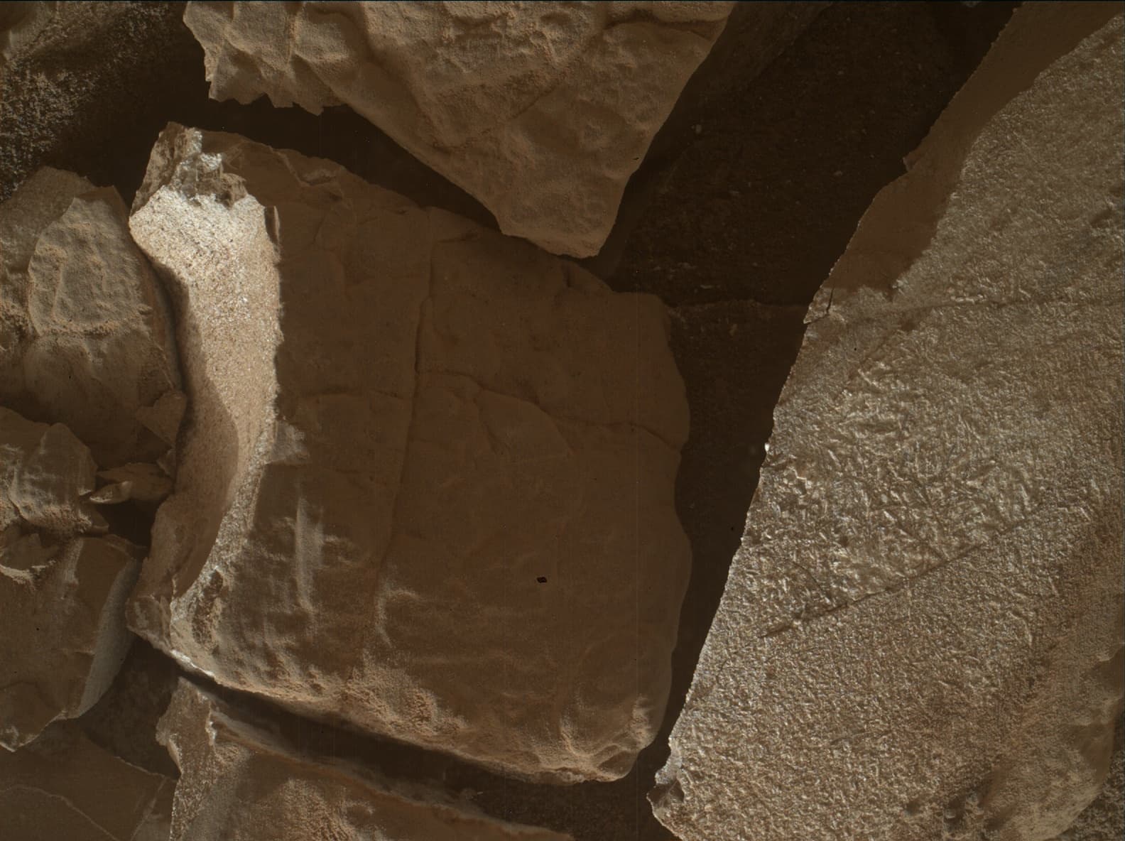 Foto de Marte da câmera MAHLI