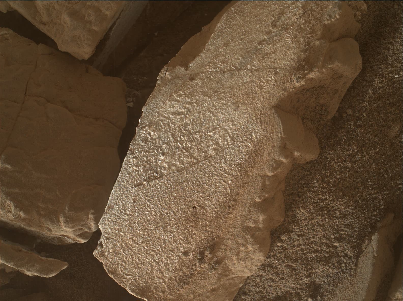 Foto de Marte da câmera MAHLI