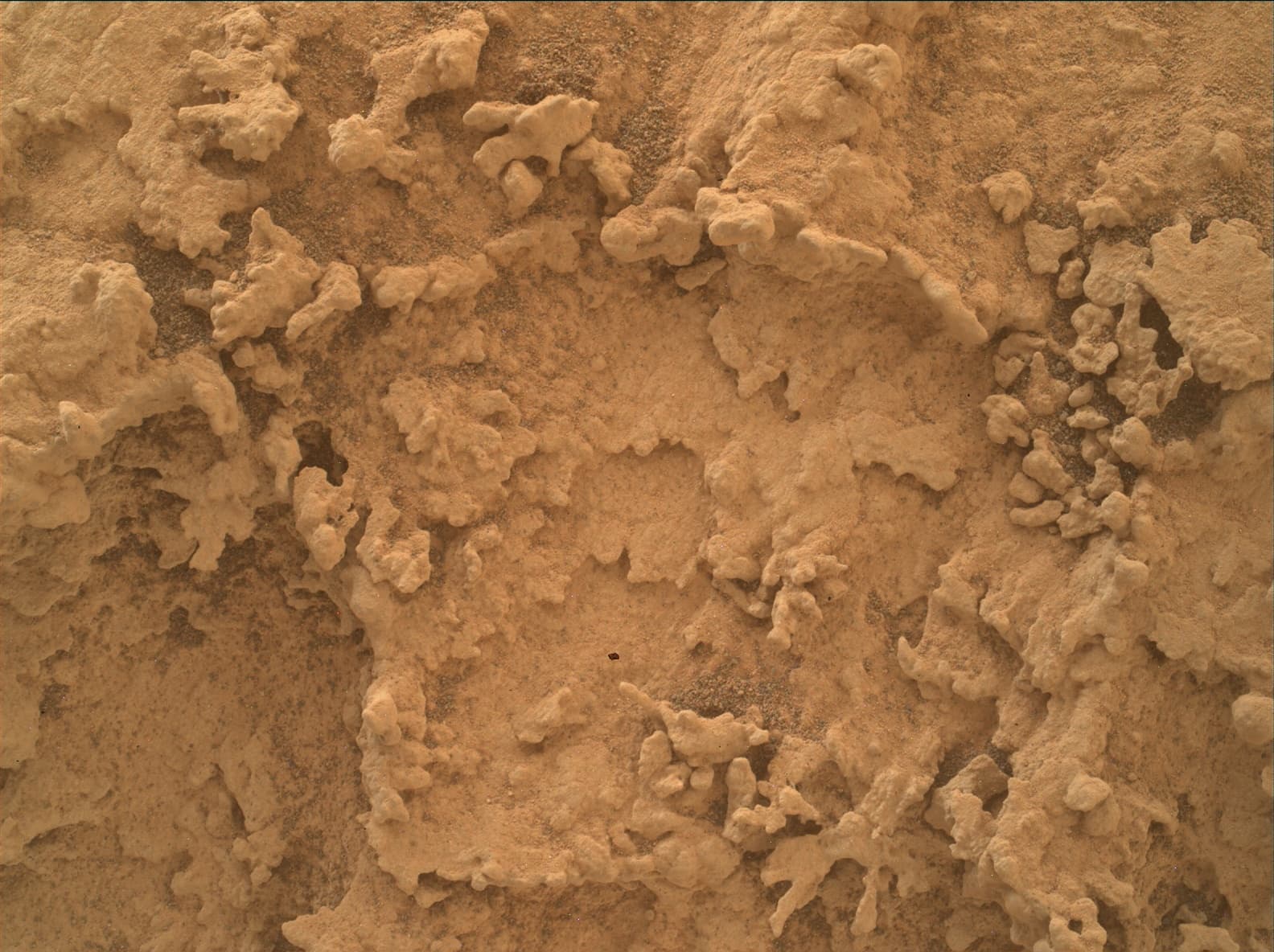 Foto de Marte da câmera MAHLI