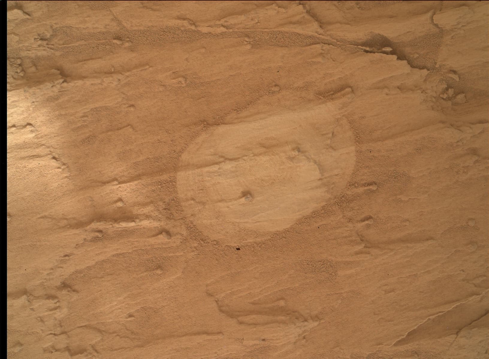 Foto de Marte da câmera MAHLI