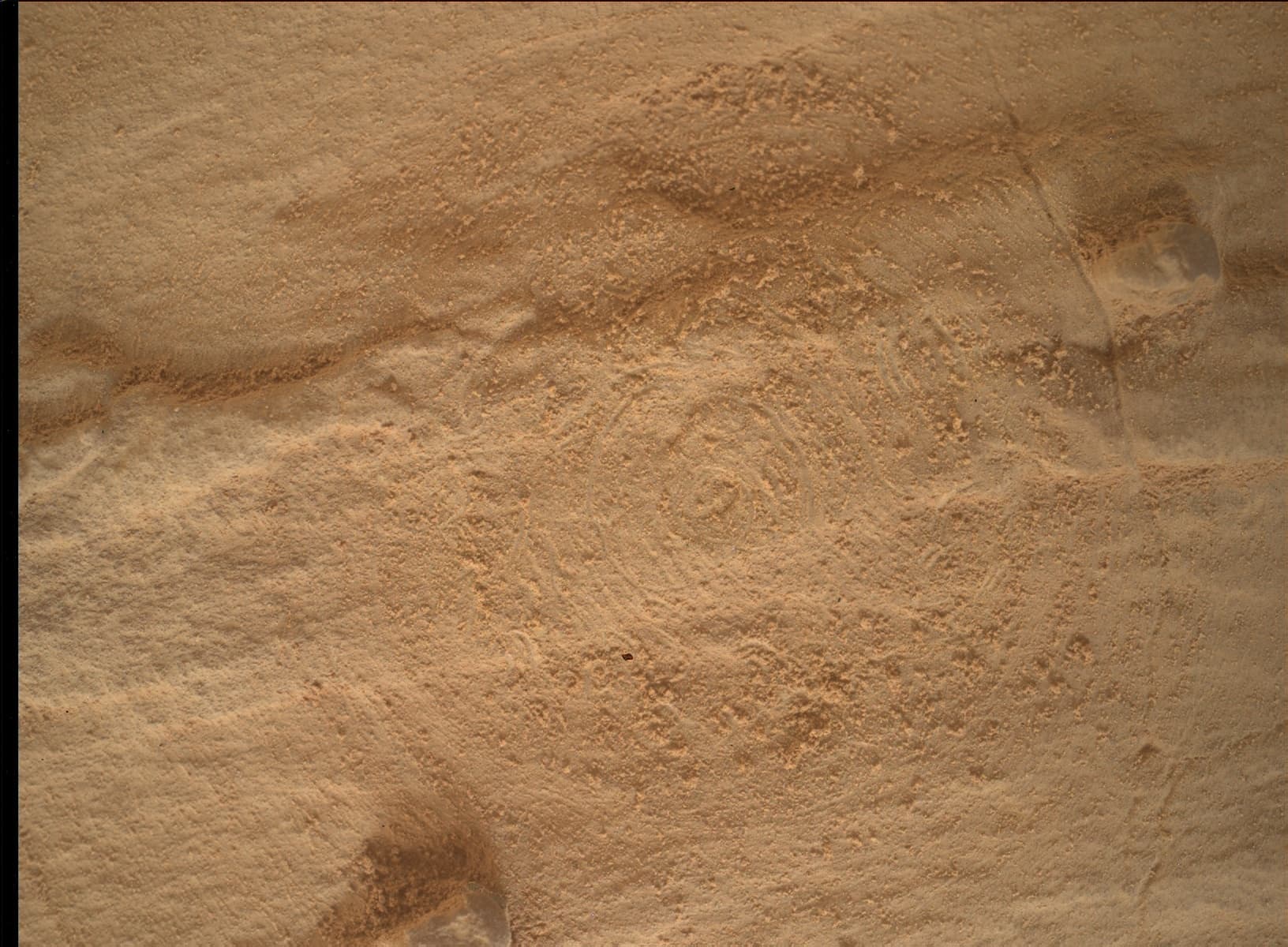 Foto de Marte da câmera MAHLI