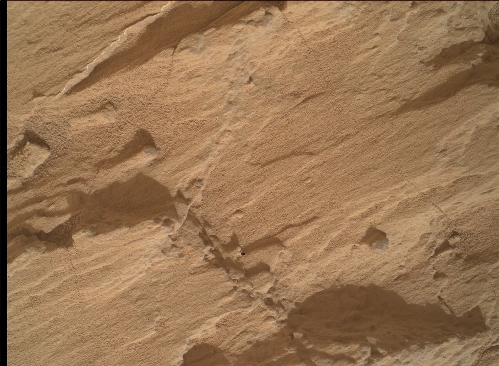 Foto de Marte da câmera MAHLI