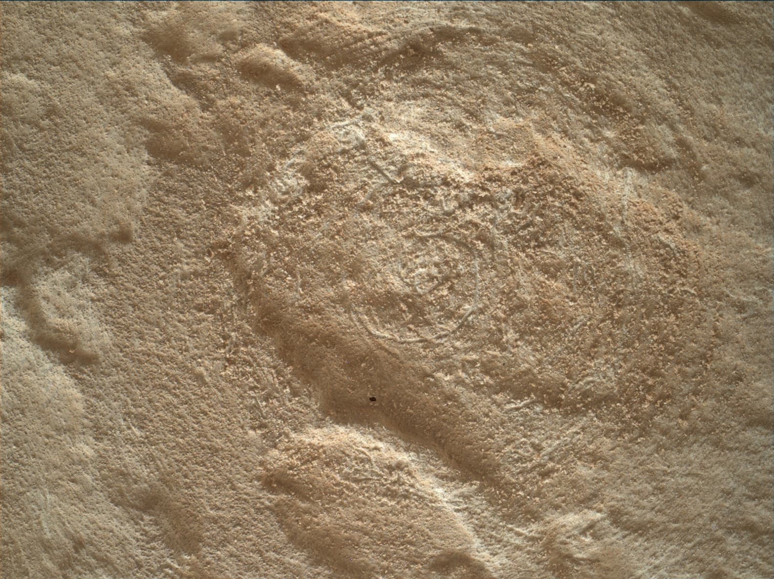 Foto de Marte da câmera MAHLI