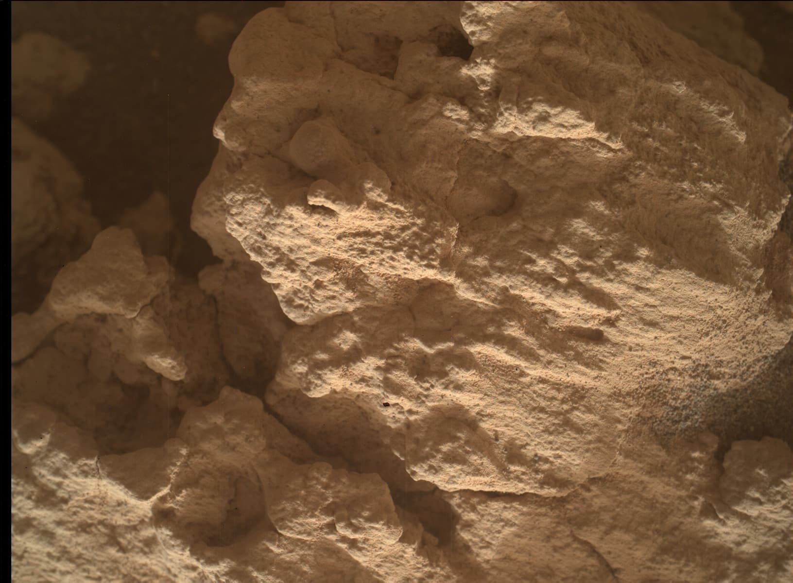 Foto de Marte da câmera MAHLI