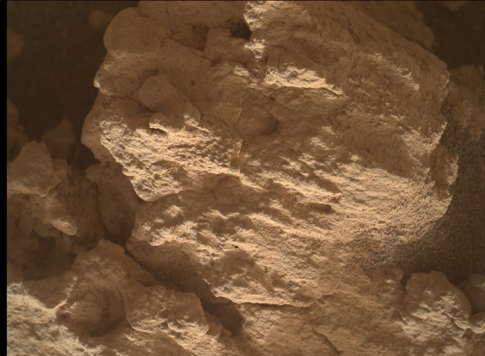 Foto de Marte da câmera MAHLI