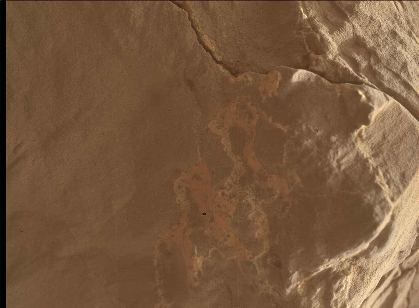 Foto de Marte da câmera MAHLI