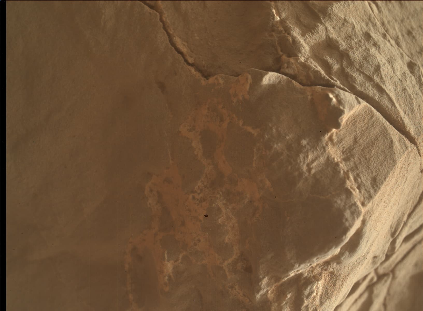 Foto de Marte da câmera MAHLI