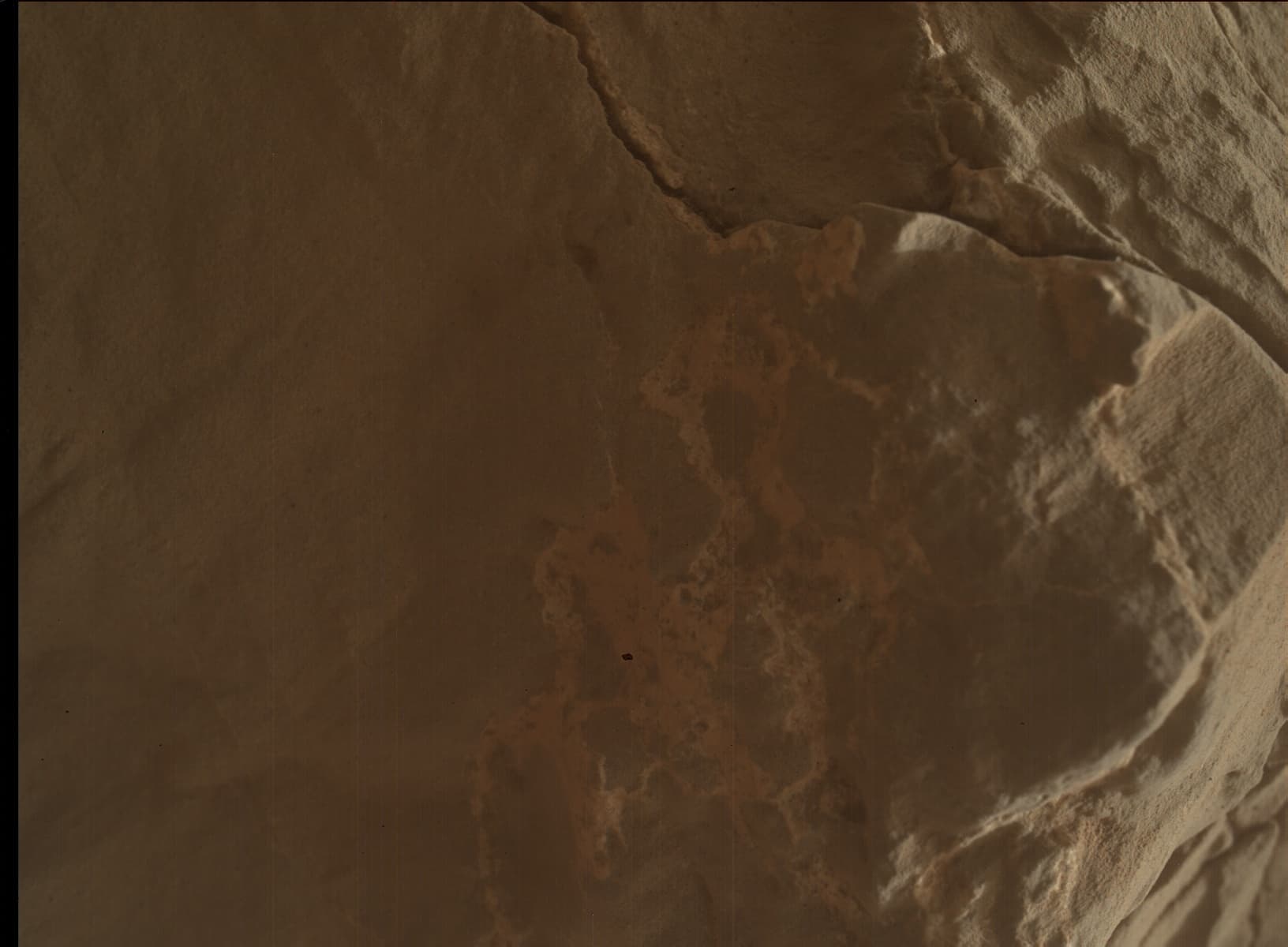 Foto de Marte da câmera MAHLI