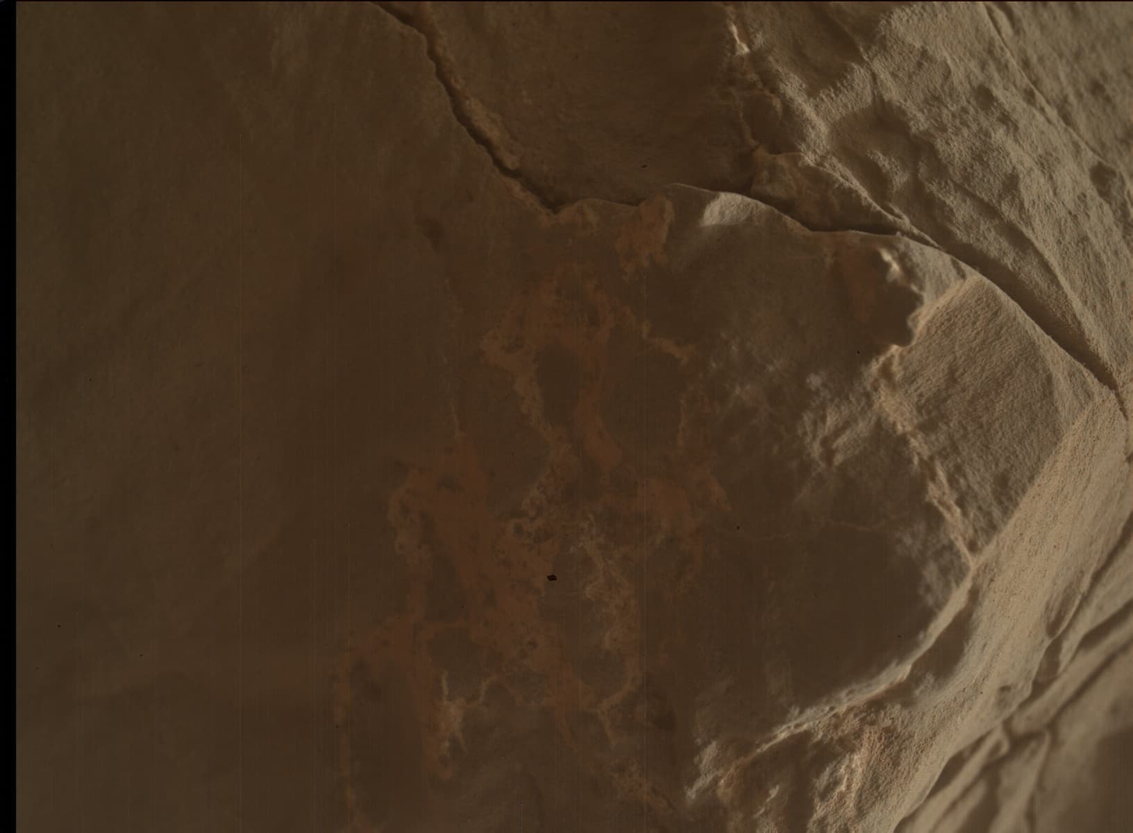 Foto de Marte da câmera MAHLI