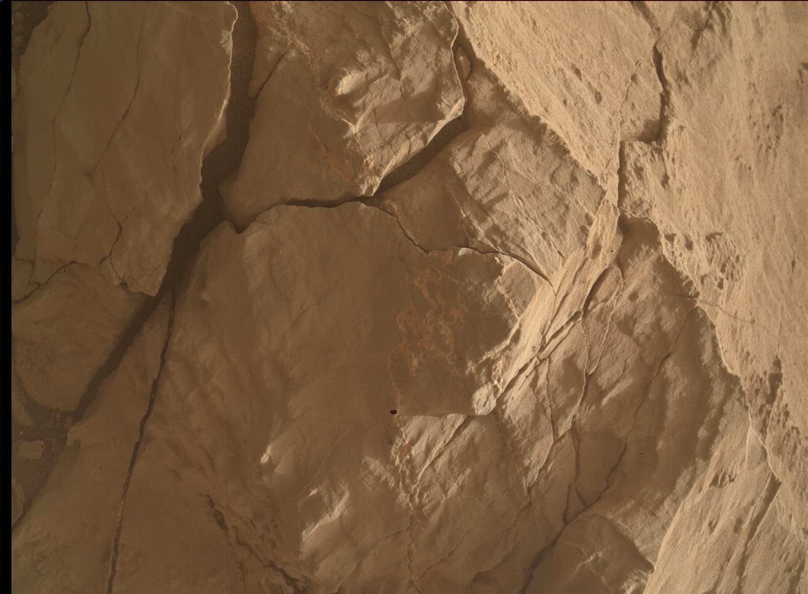 Foto de Marte da câmera MAHLI