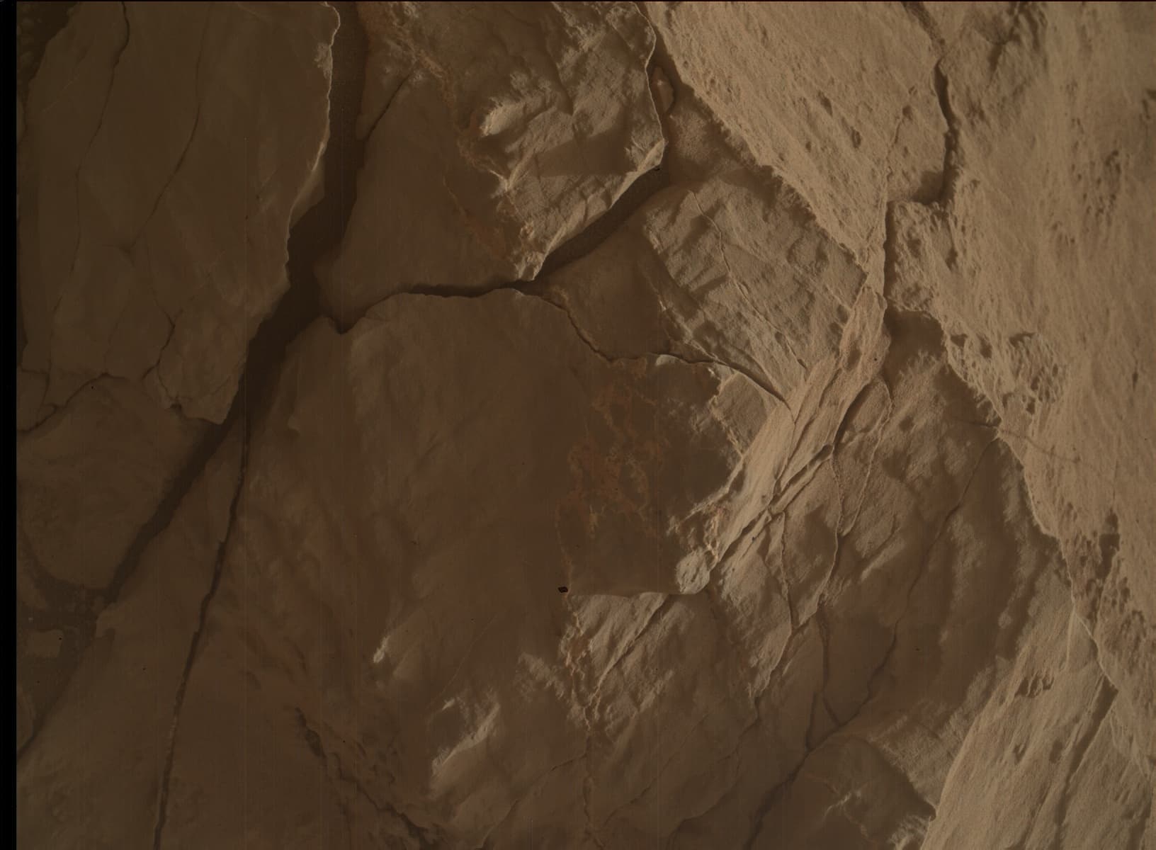 Foto de Marte da câmera MAHLI