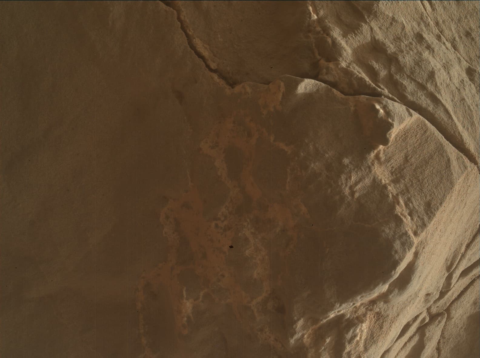 Foto de Marte da câmera MAHLI