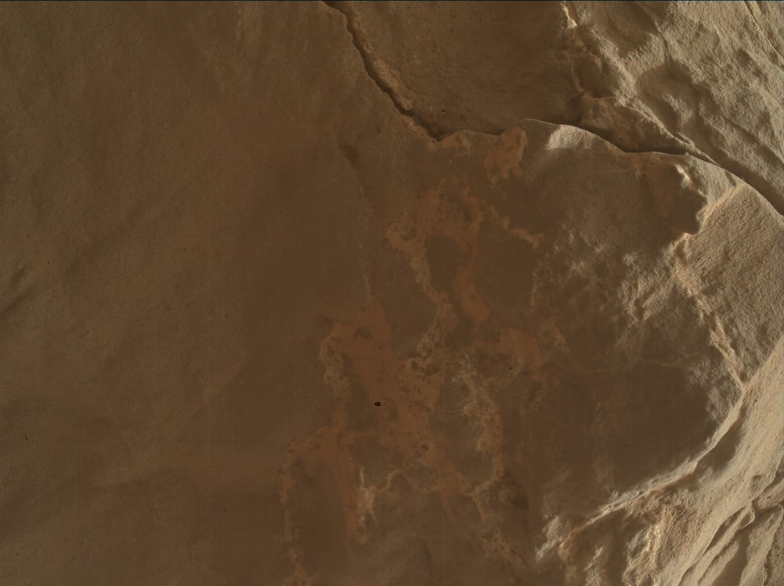 Foto de Marte da câmera MAHLI