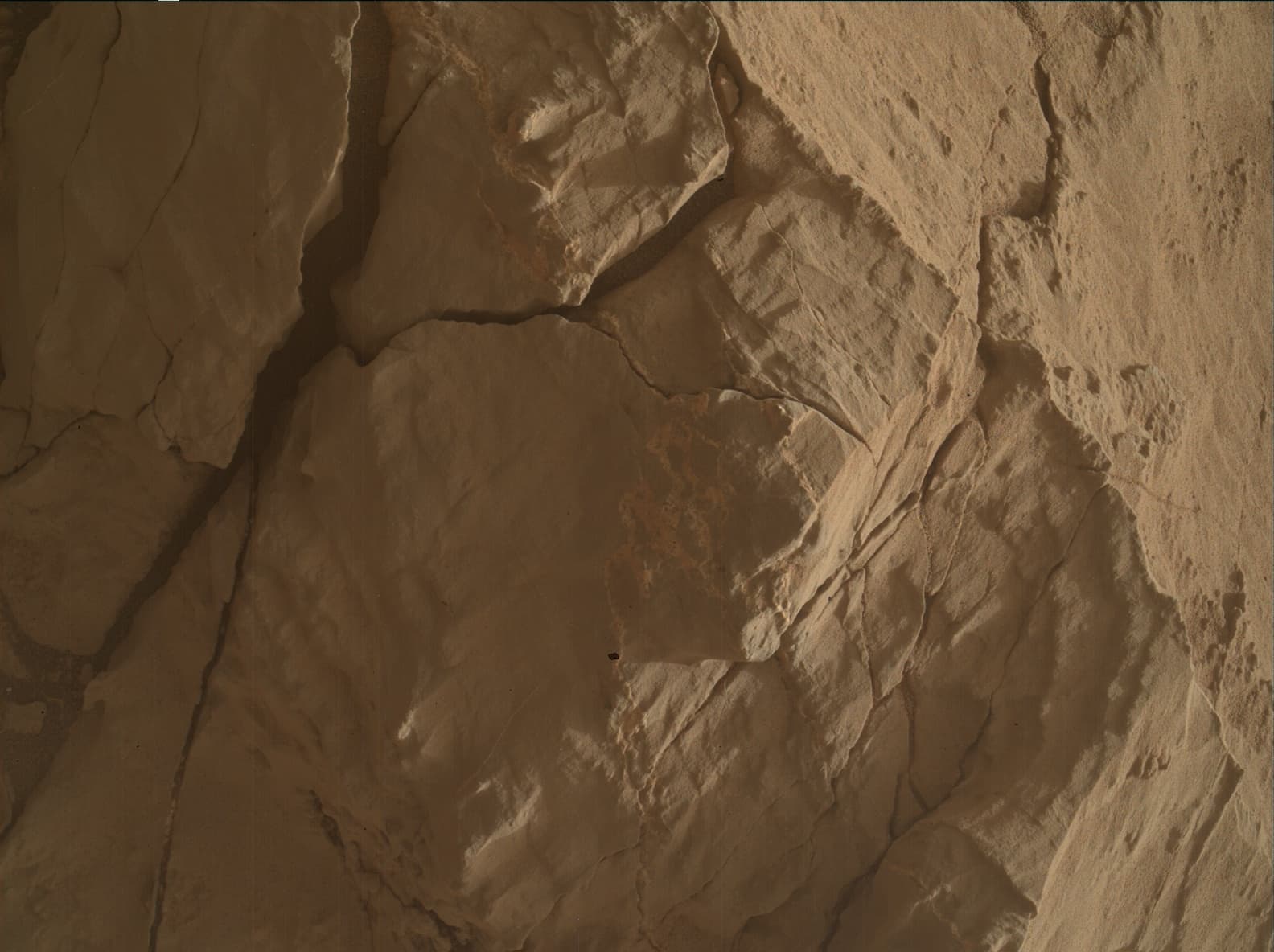 Foto de Marte da câmera MAHLI