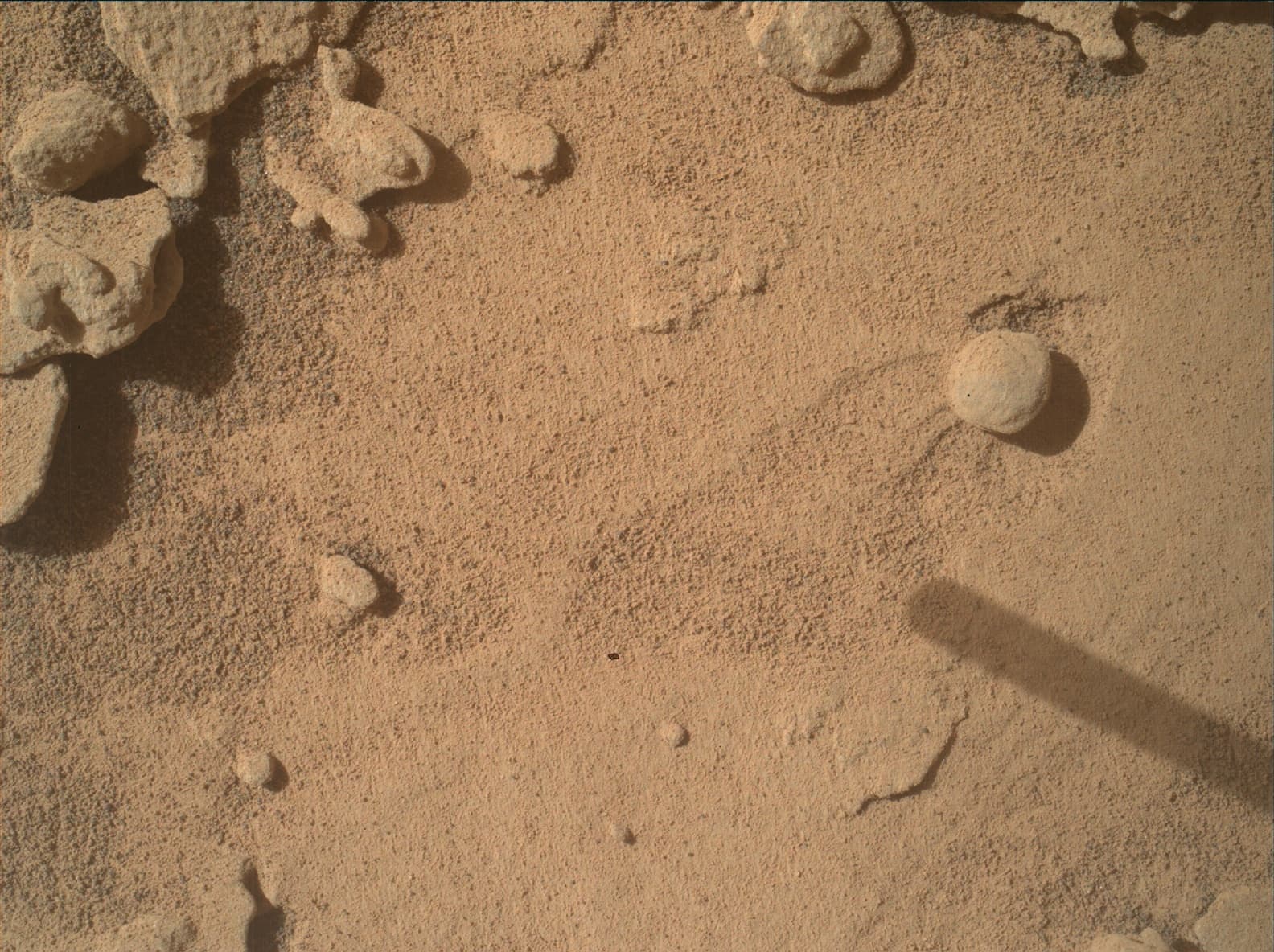 Foto de Marte da câmera MAHLI