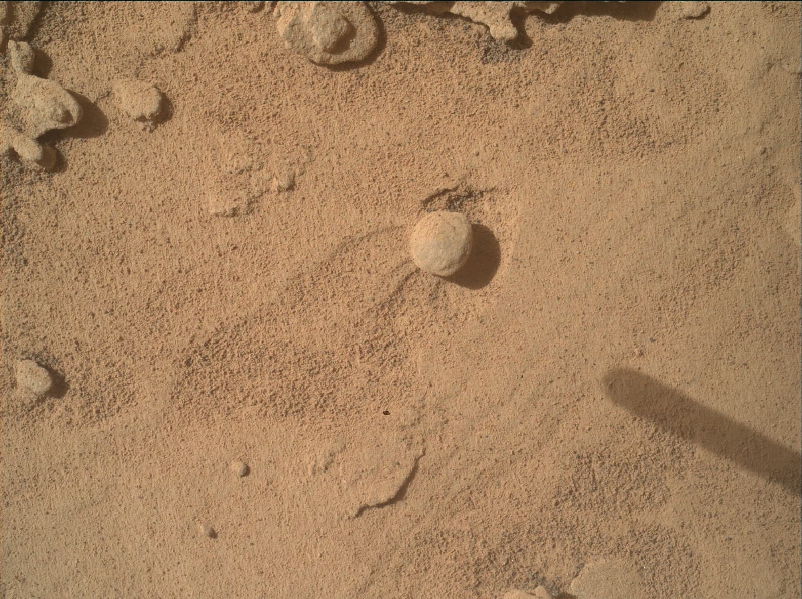 Foto de Marte da câmera MAHLI