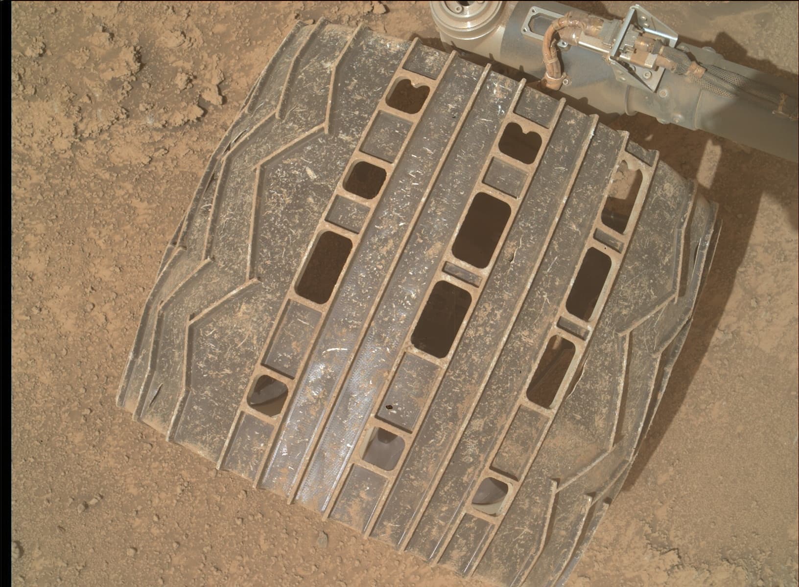 Foto de Marte da câmera MAHLI