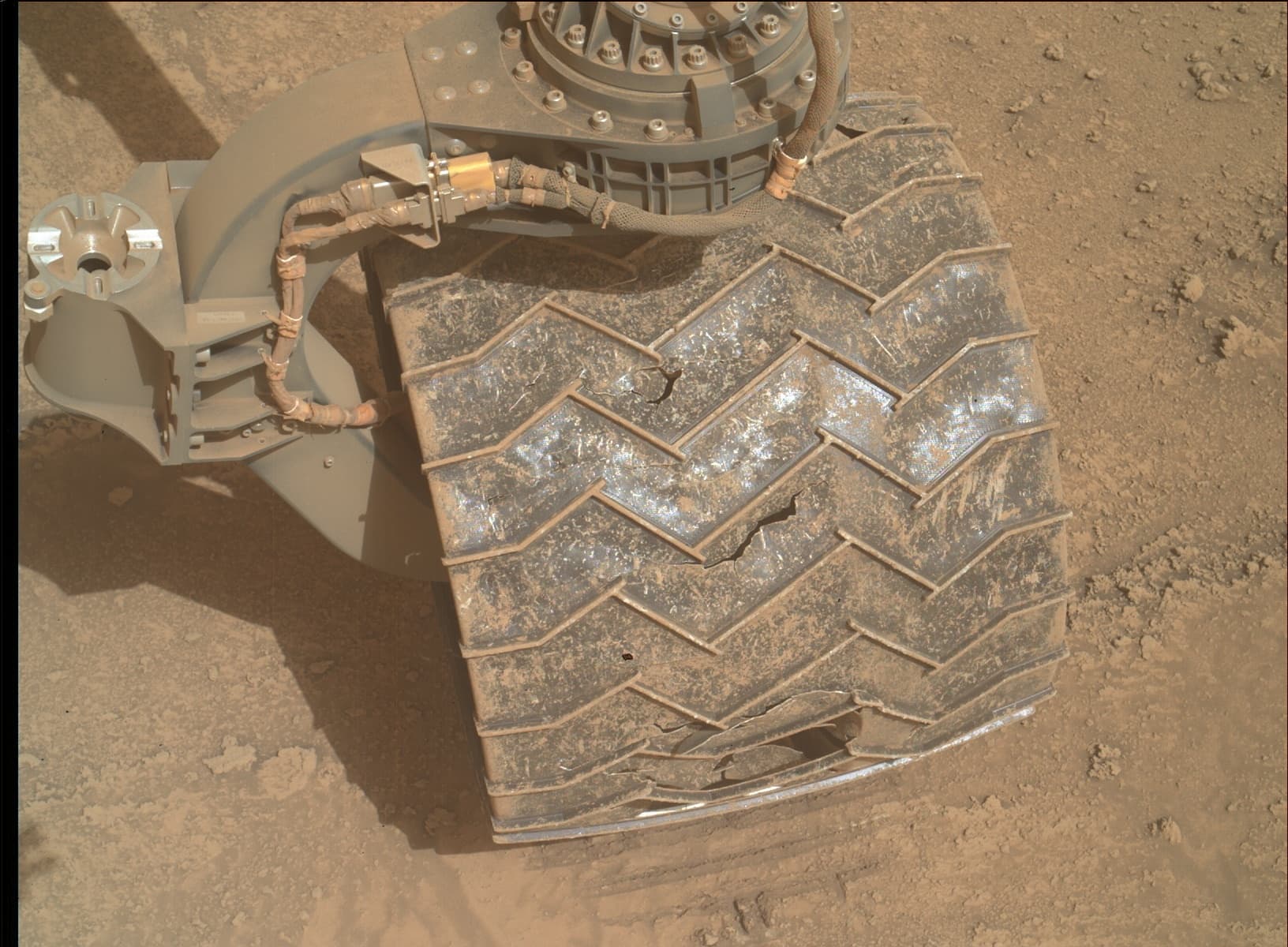 Foto de Marte da câmera MAHLI