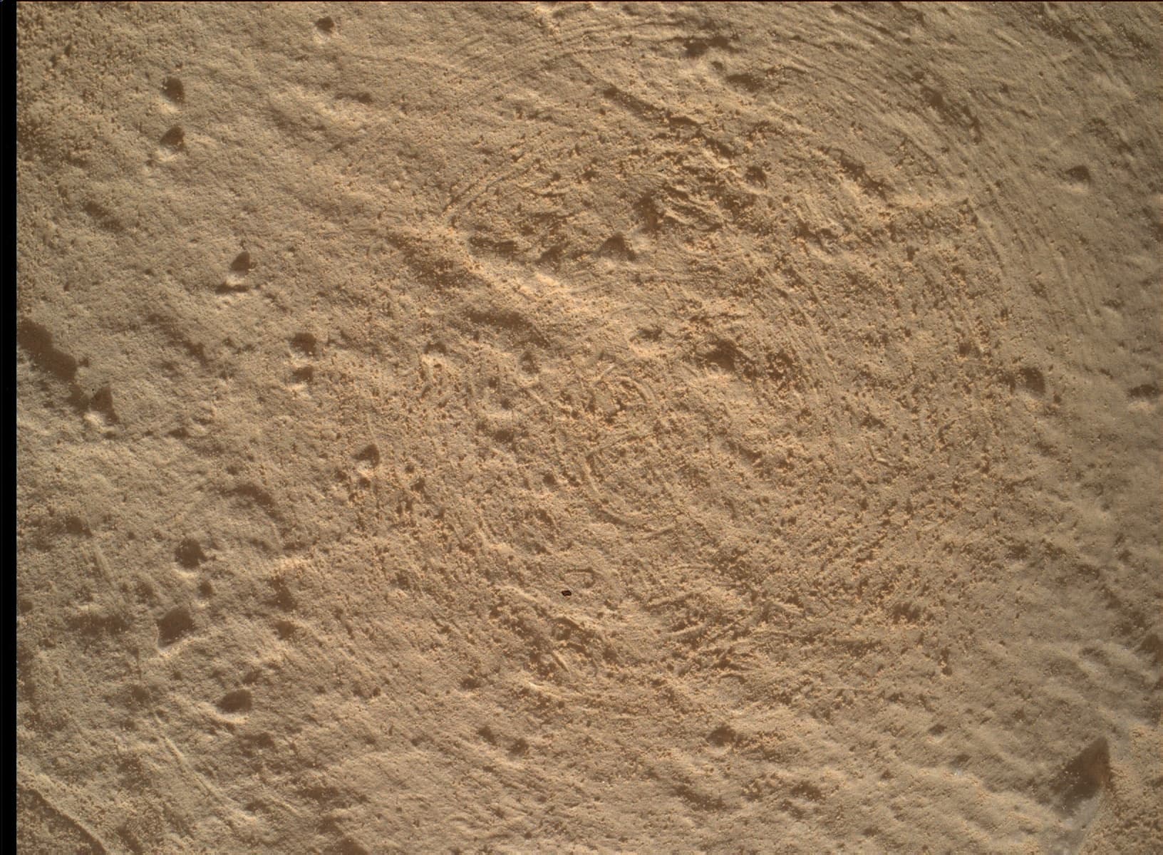 Foto de Marte da câmera MAHLI