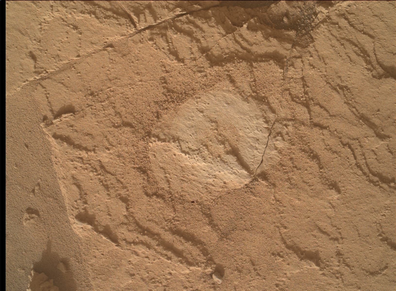 Foto de Marte da câmera MAHLI