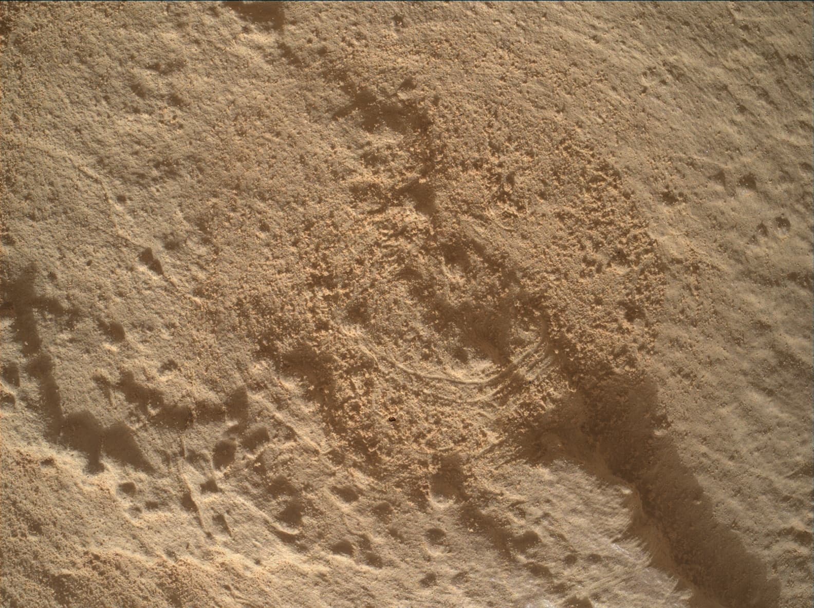 Foto de Marte da câmera MAHLI