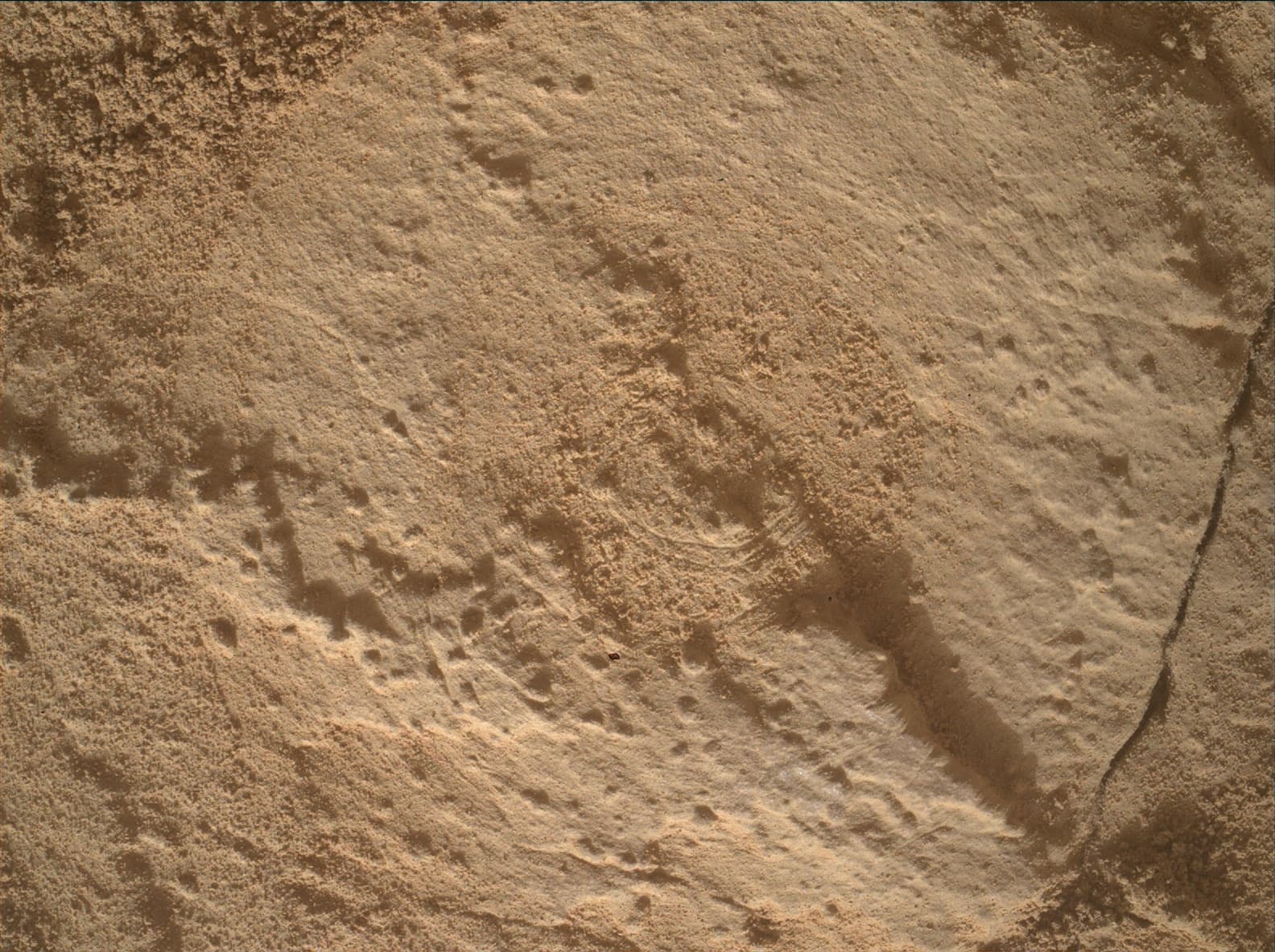 Foto de Marte da câmera MAHLI