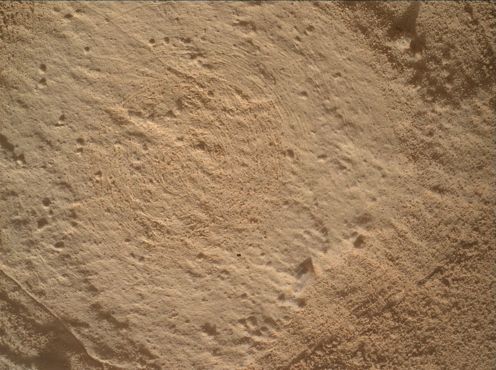 Foto de Marte da câmera MAHLI