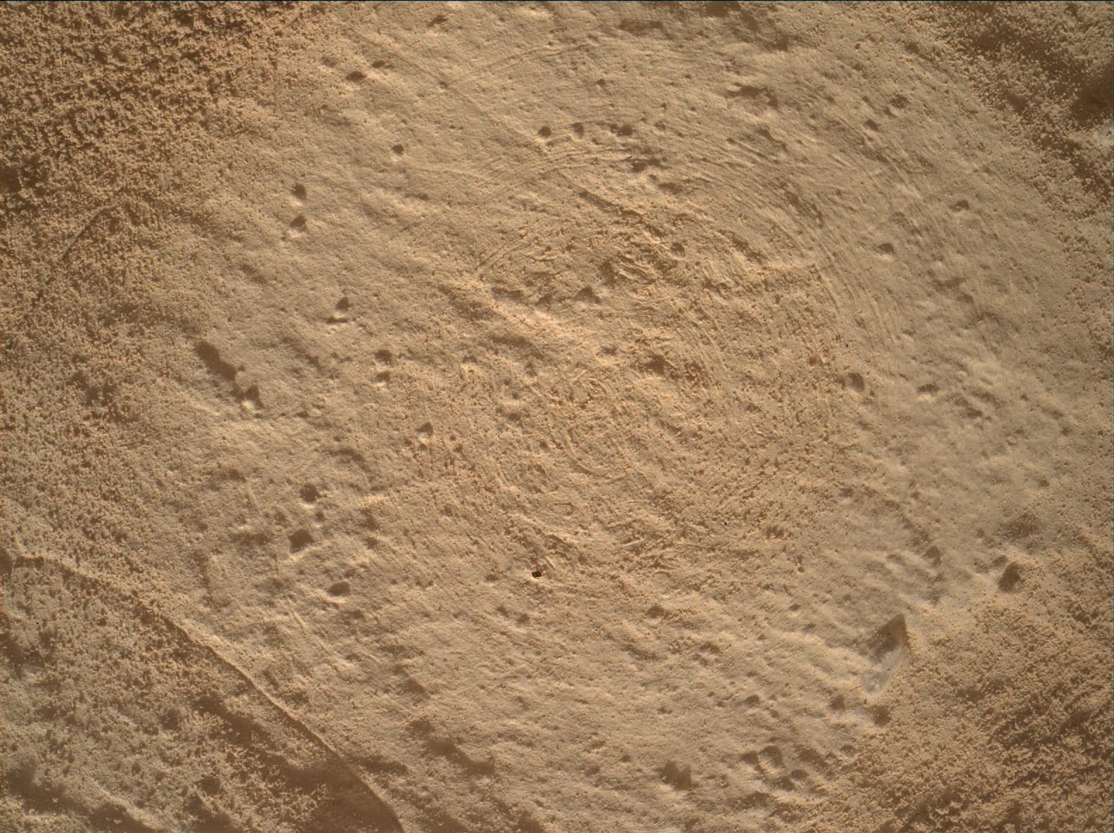 Foto de Marte da câmera MAHLI