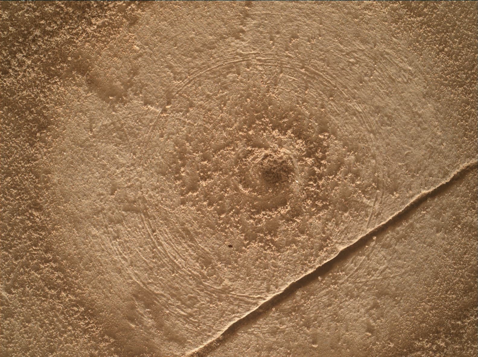 Foto de Marte da câmera MAHLI