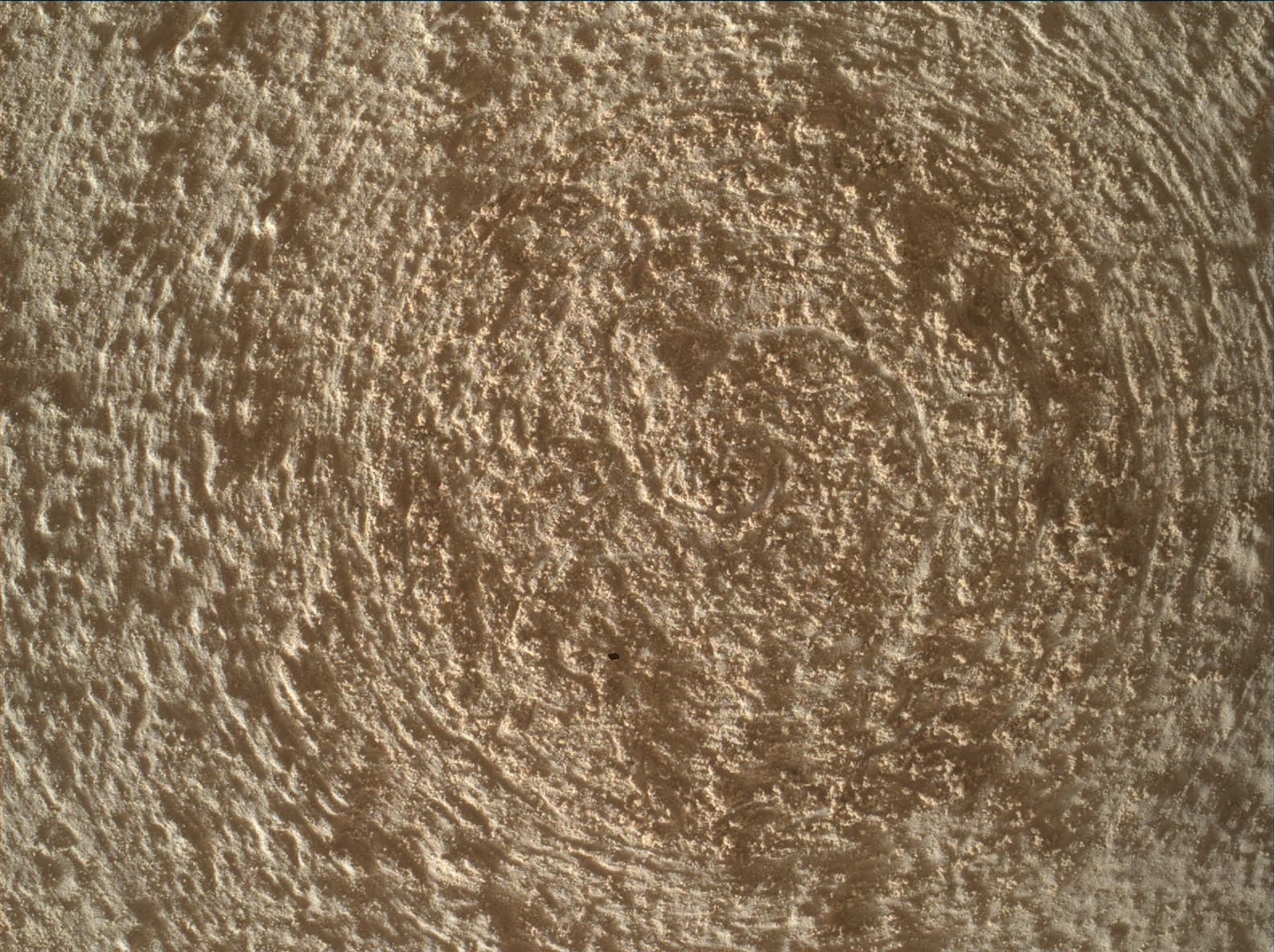 Foto de Marte da câmera MAHLI