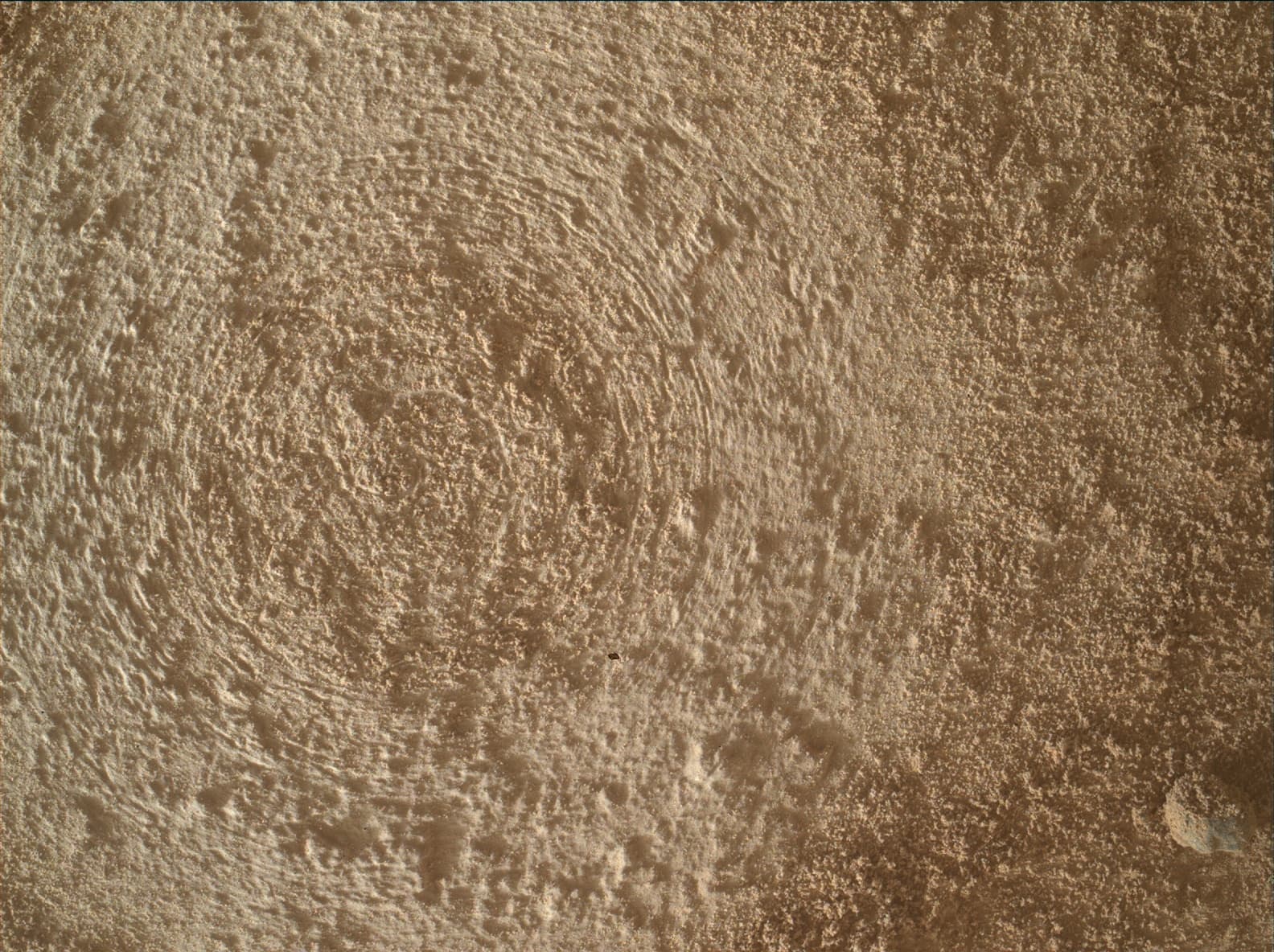 Foto de Marte da câmera MAHLI