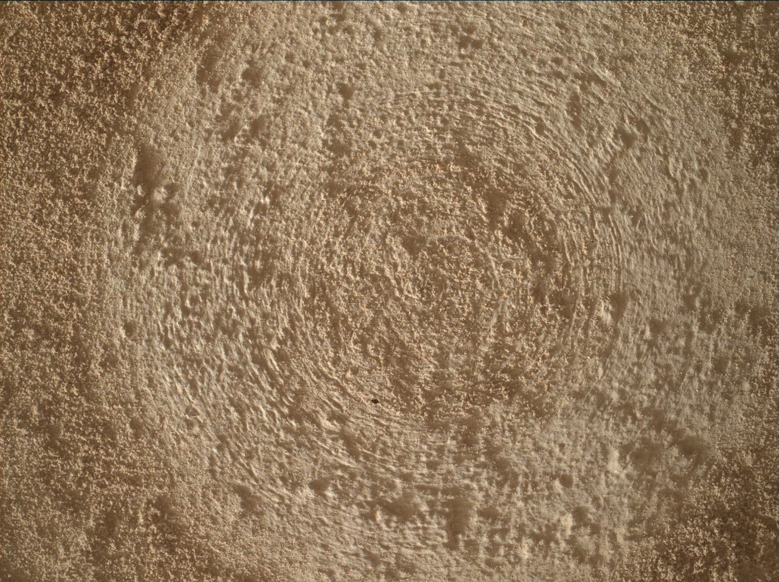 Foto de Marte da câmera MAHLI