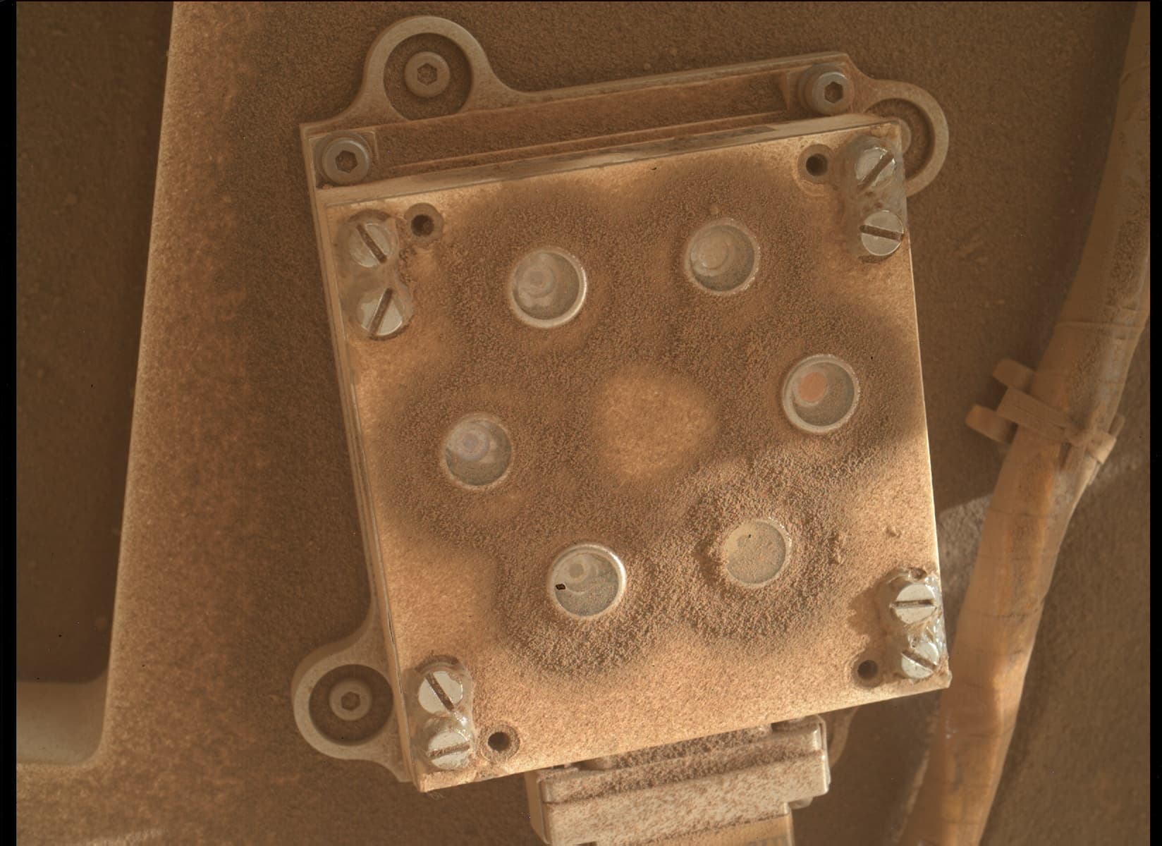 Foto de Marte da câmera MAHLI