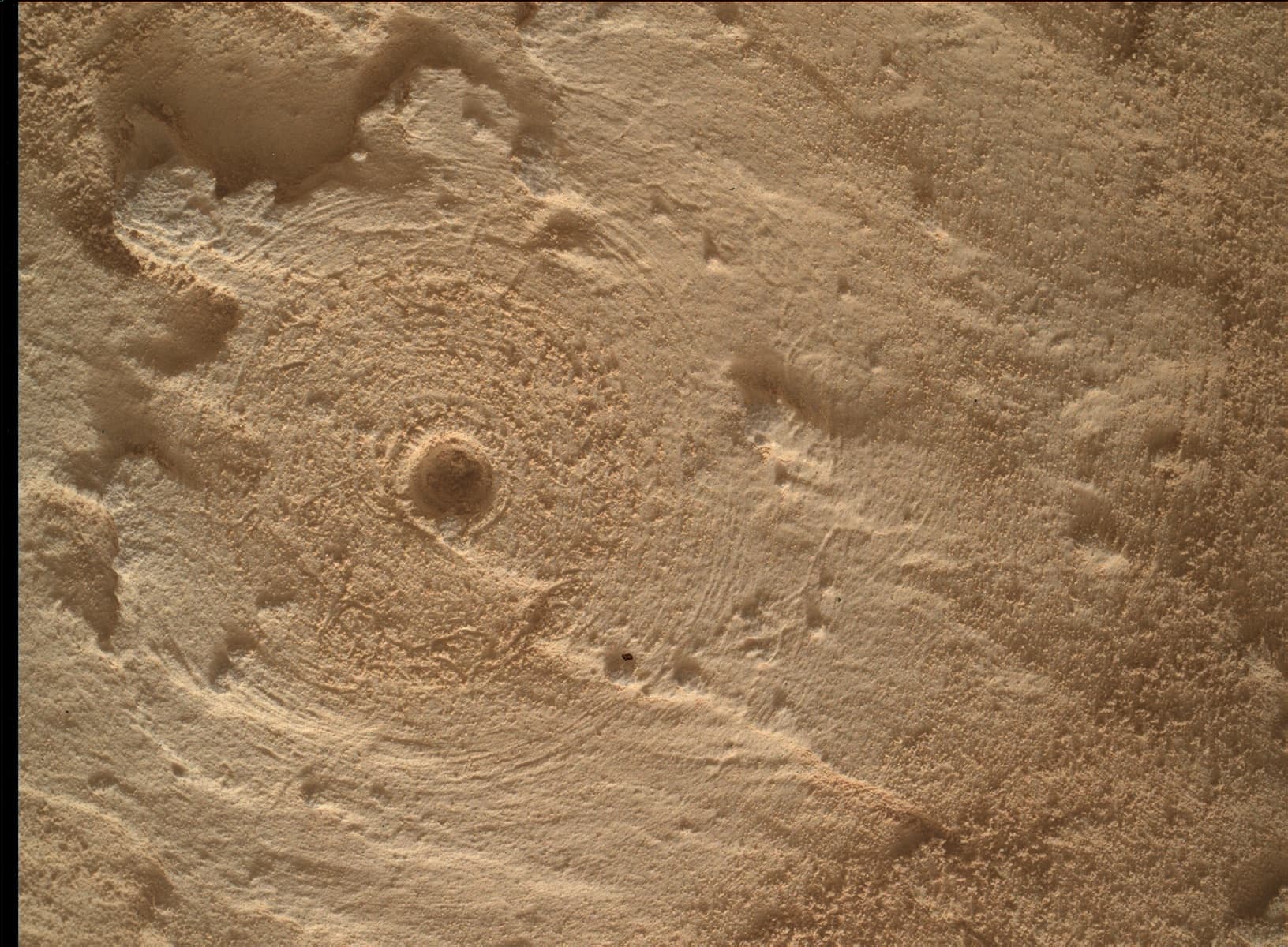 Foto de Marte da câmera MAHLI