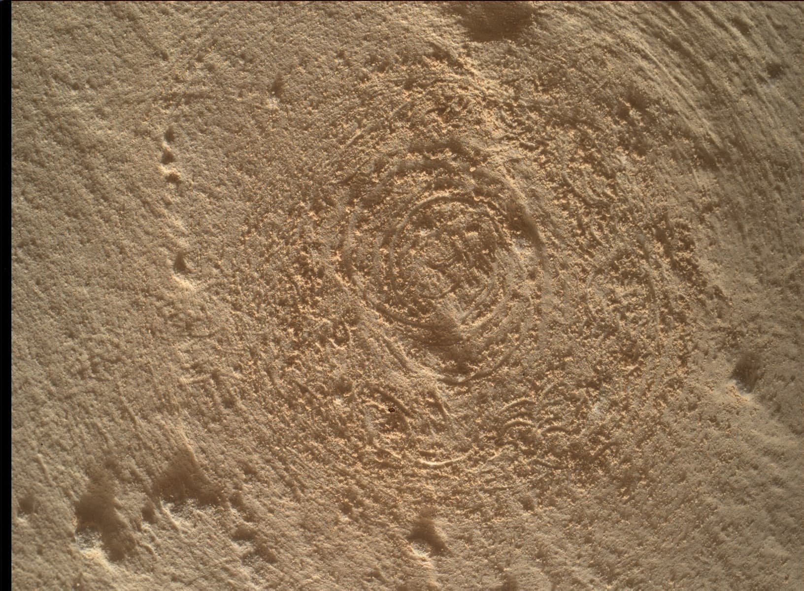 Foto de Marte da câmera MAHLI