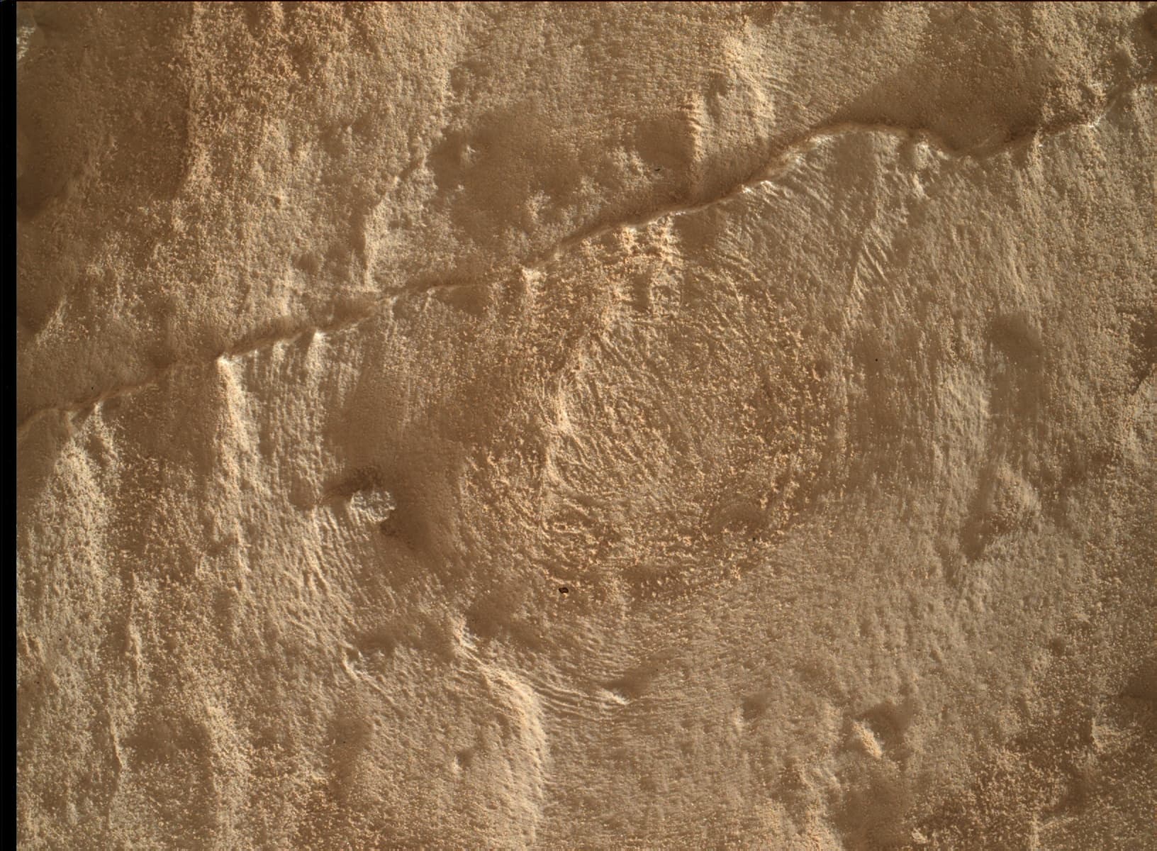 Foto de Marte da câmera MAHLI