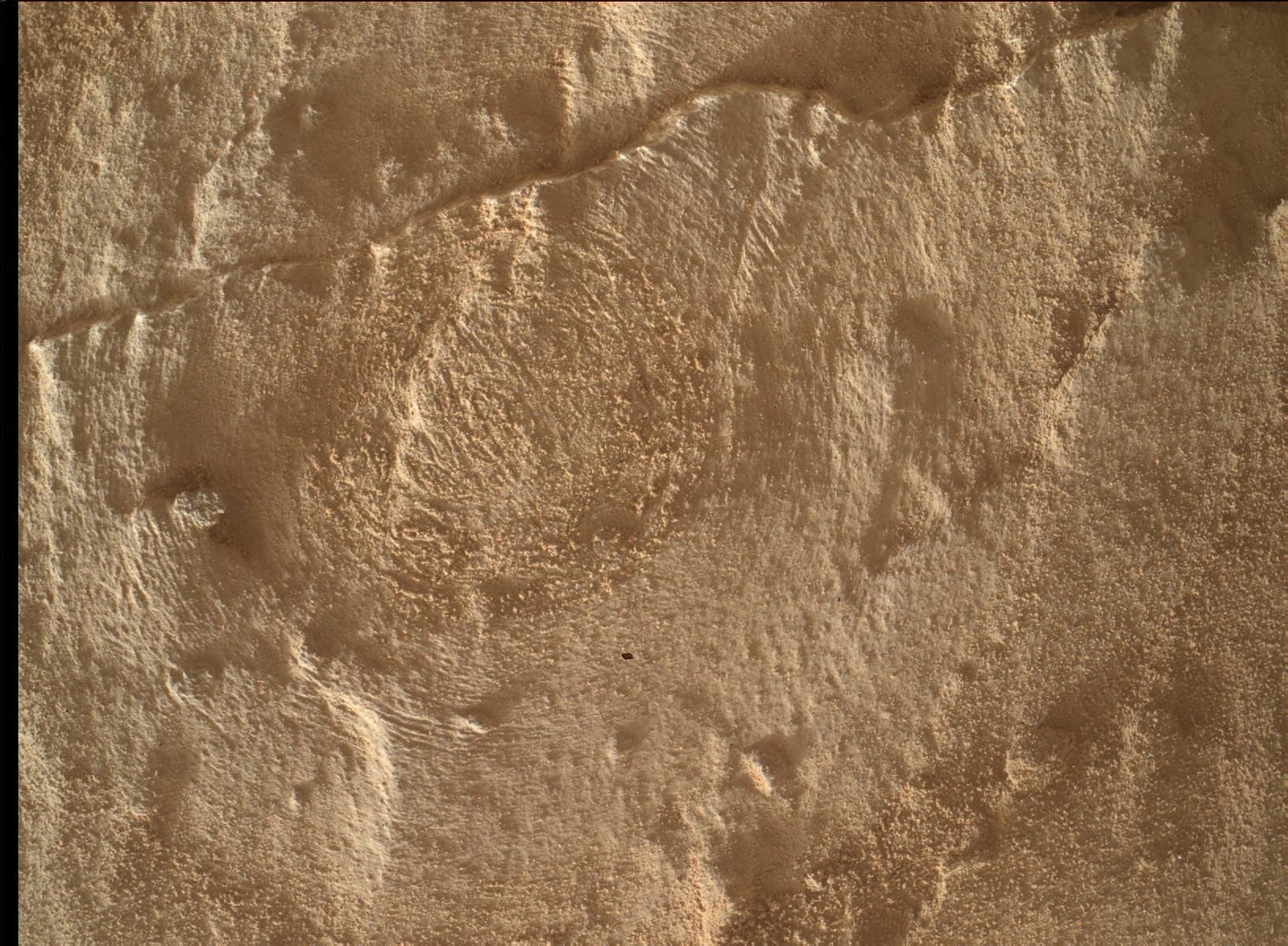 Foto de Marte da câmera MAHLI