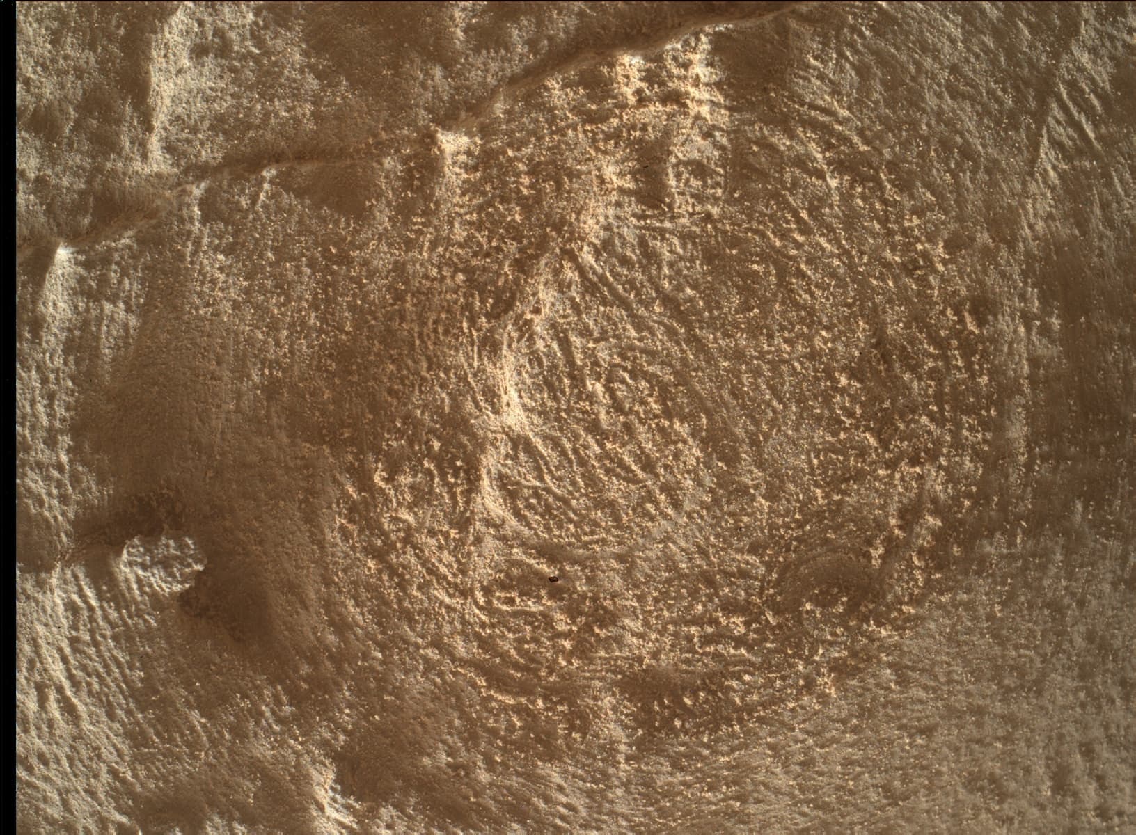 Foto de Marte da câmera MAHLI