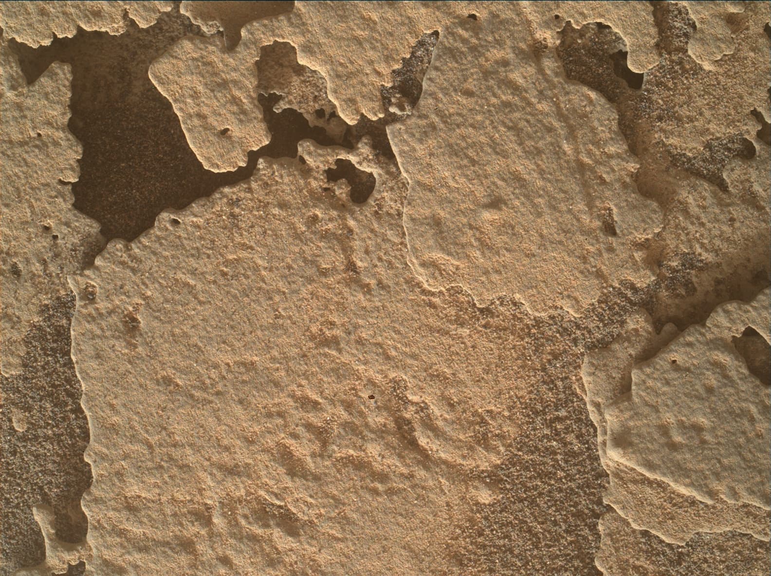Foto de Marte da câmera MAHLI