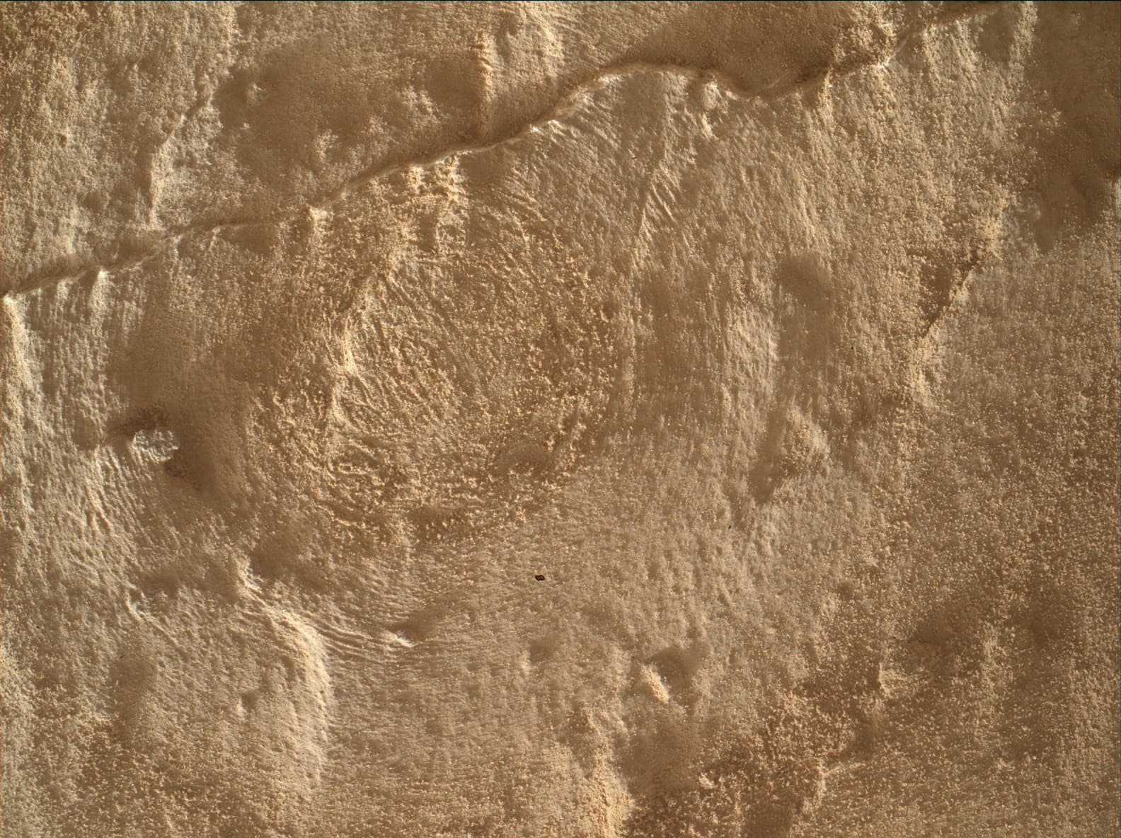 Foto de Marte da câmera MAHLI