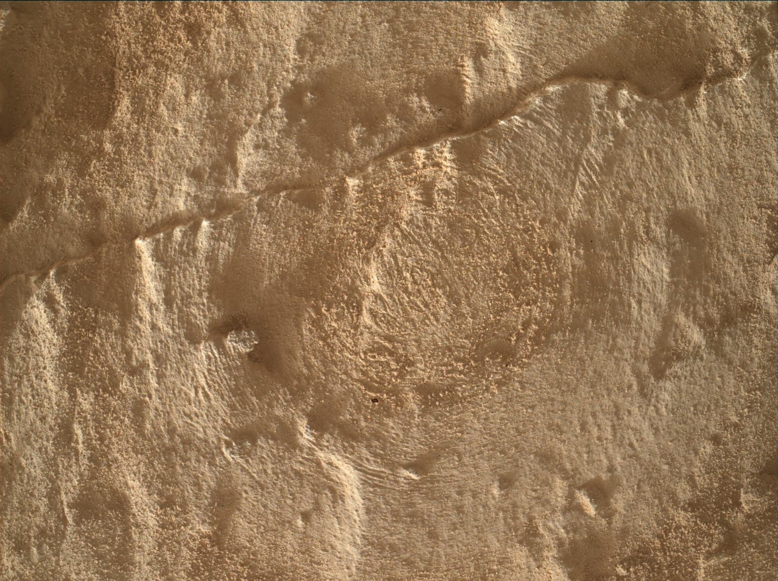 Foto de Marte da câmera MAHLI